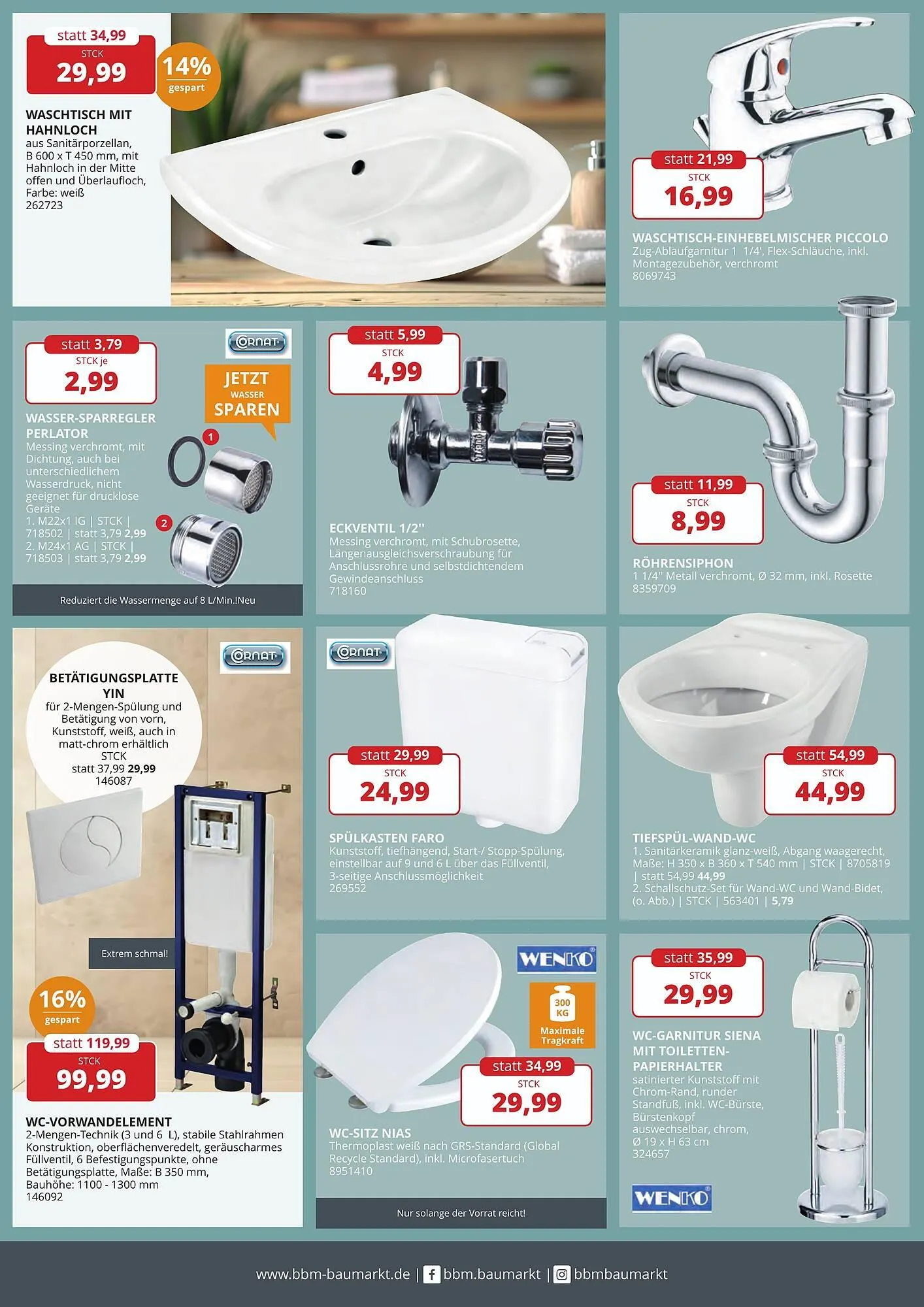 BBM Baumarkt Prospekt von 13. Januar bis 18. Januar 2025 - Prospekt seite 11