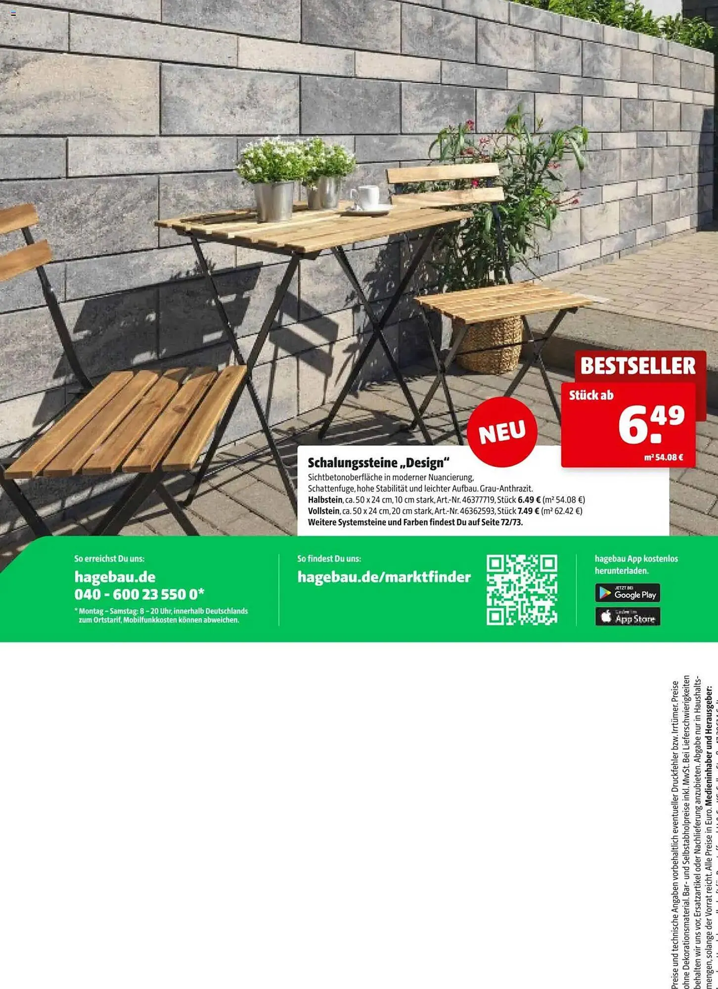 Hagebau Prospekt von 2. März bis 31. Dezember 2025 - Prospekt seite 96