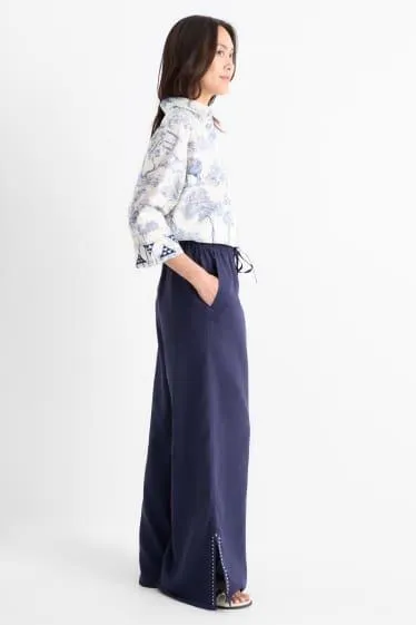 Rangsutra x C&A - cloth trousers - high waist - palazzo