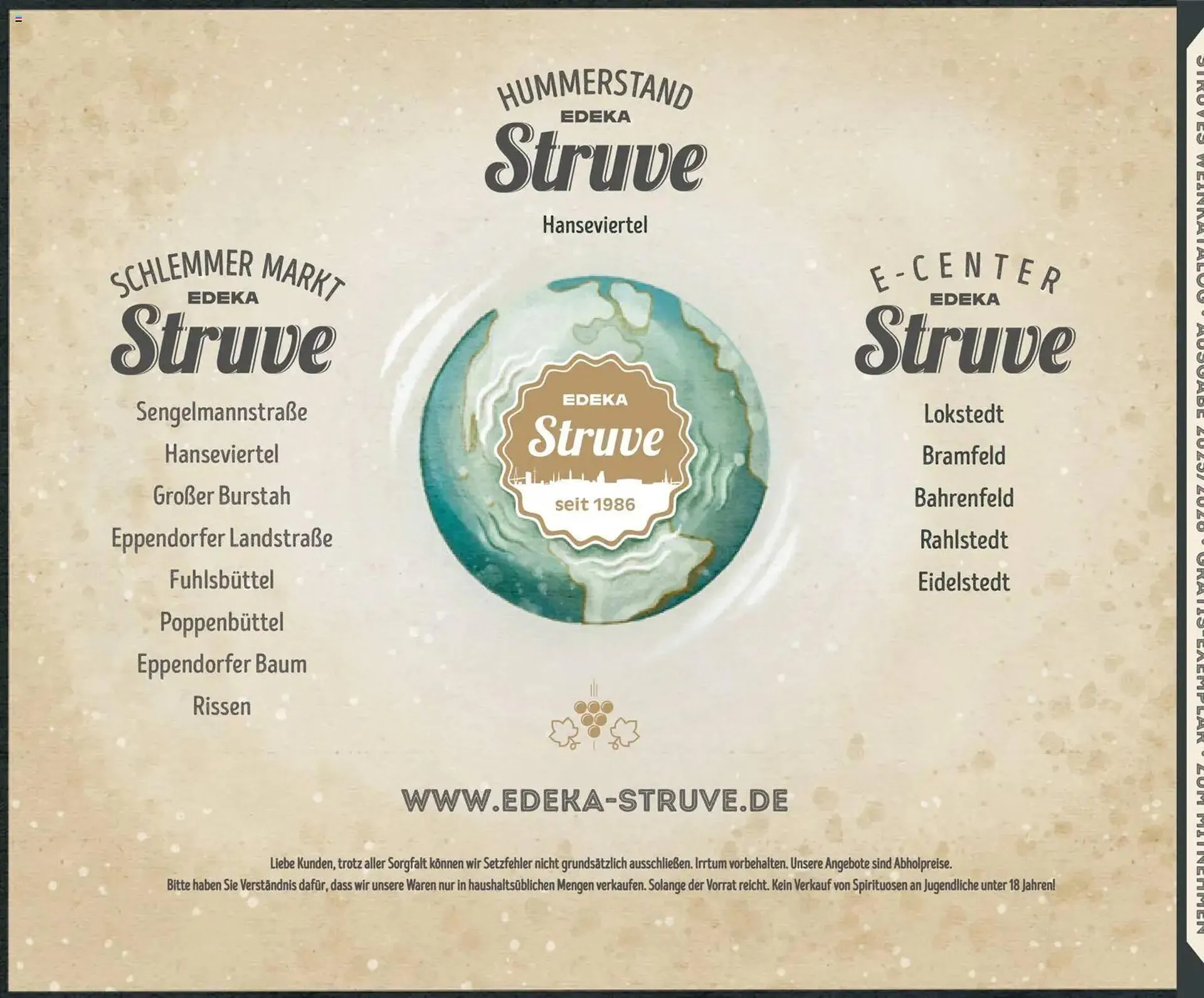 Edeka Struve Prospekt von 14. November bis 31. März 2026 - Prospekt seite 136