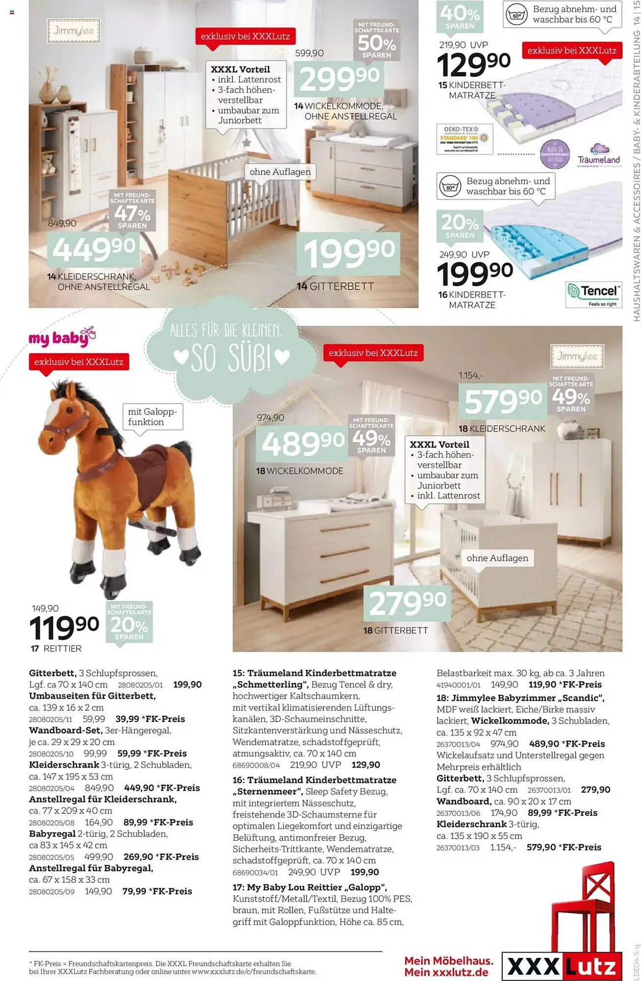XXXLutz Prospekt von 13. April bis 27. April 2025 - Prospekt seite 15
