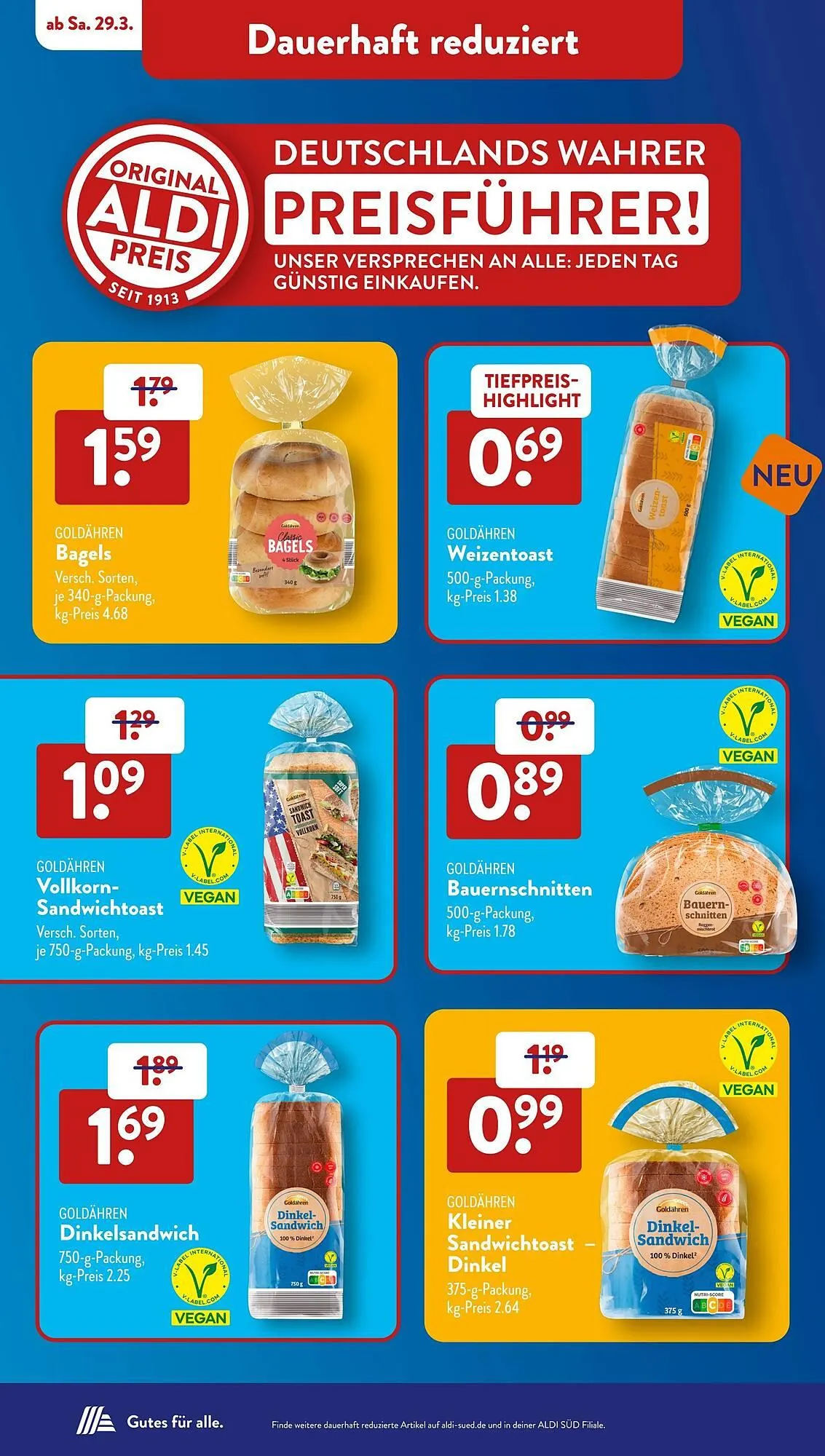 Aldi Süd Prospekt von 14. April bis 20. April 2025 - Prospekt seite 2