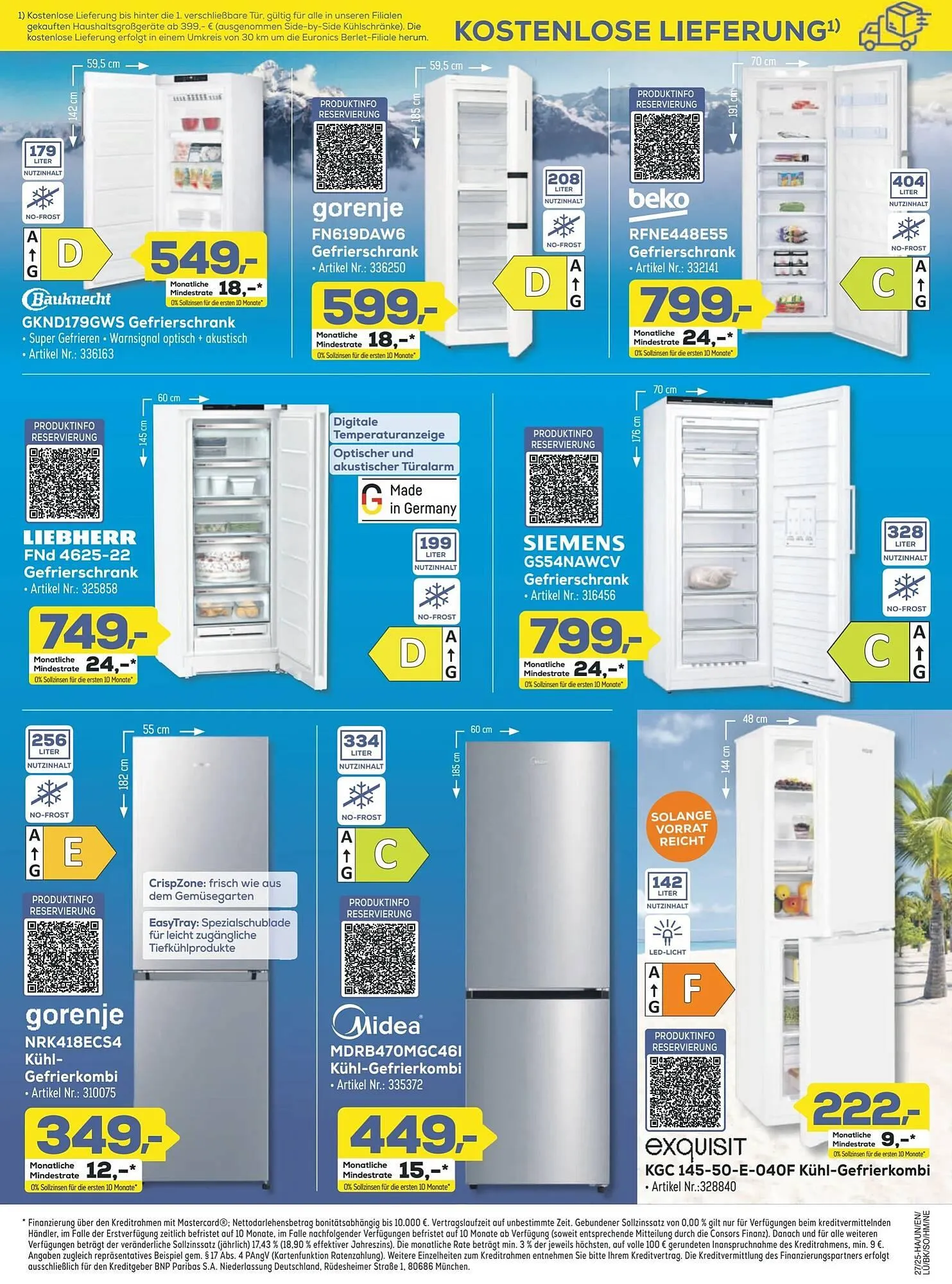 Euronics Berlet Prospekt von 28. Juni bis 12. Juli 2025 - Prospekt seite 9