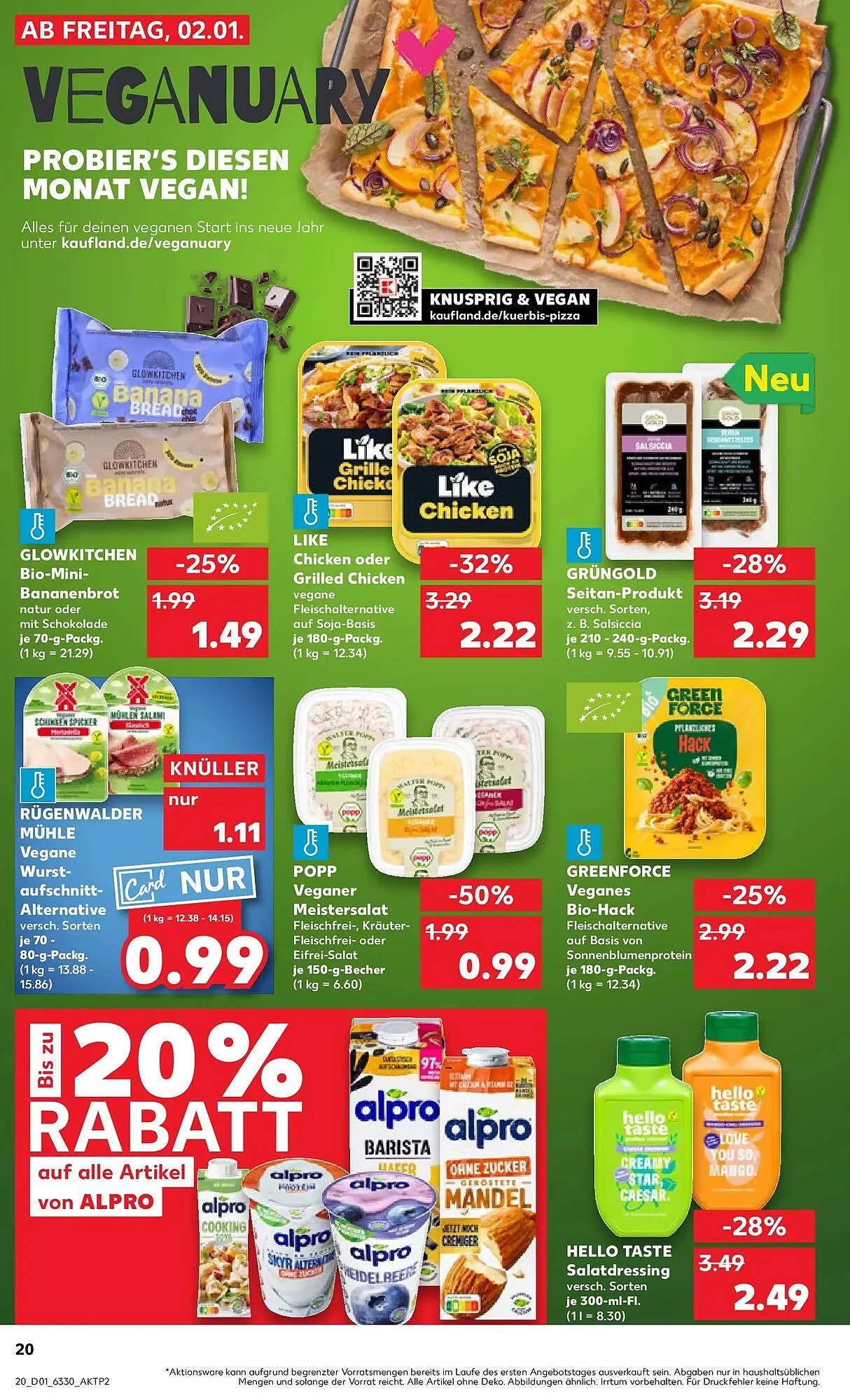 Kaufland Prospekt von 4. Januar bis 7. Januar 2026 - Prospekt seite 20