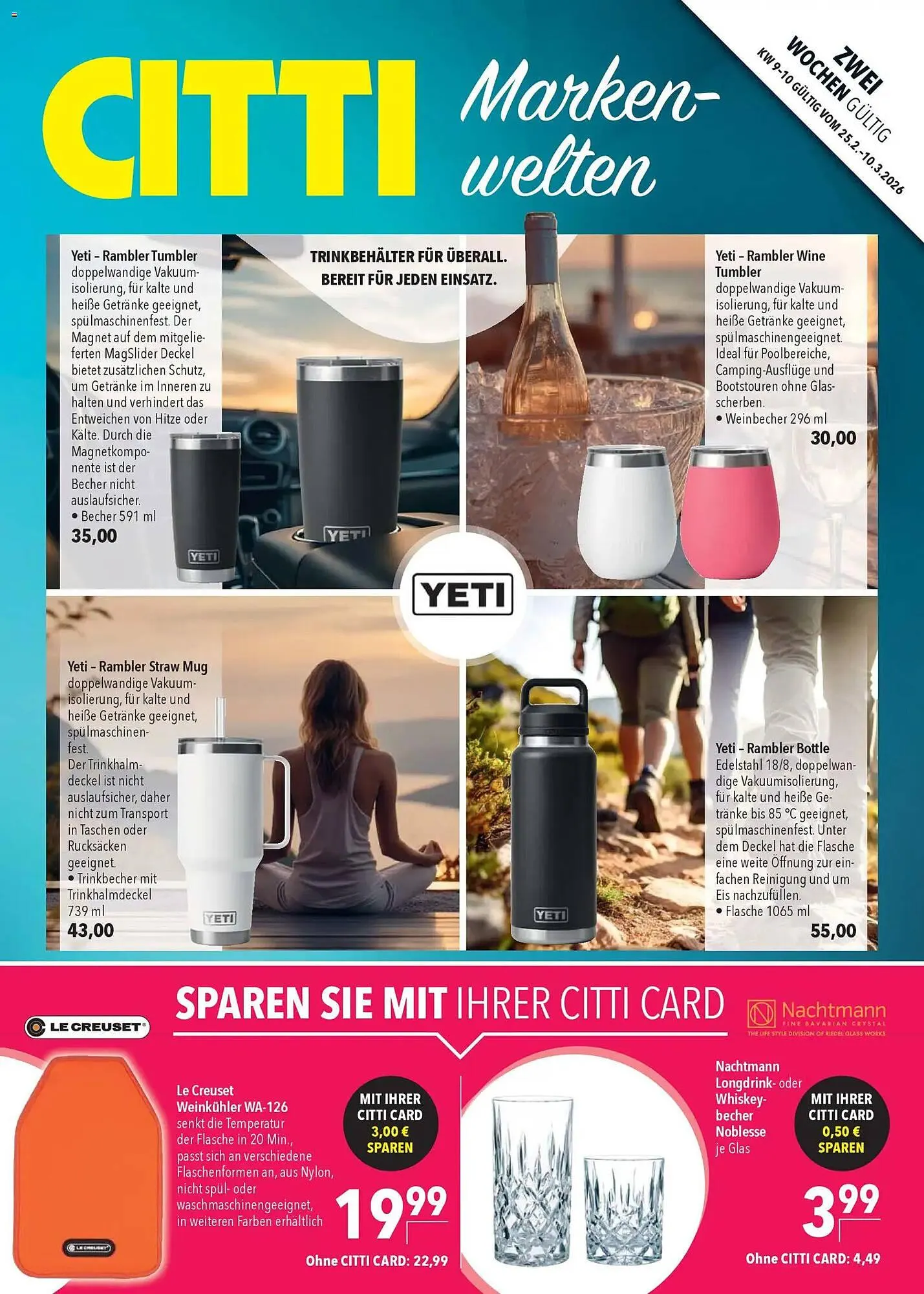 CITTI Markt Prospekt von 25. Februar bis 10. März 2026 - Prospekt seite 1