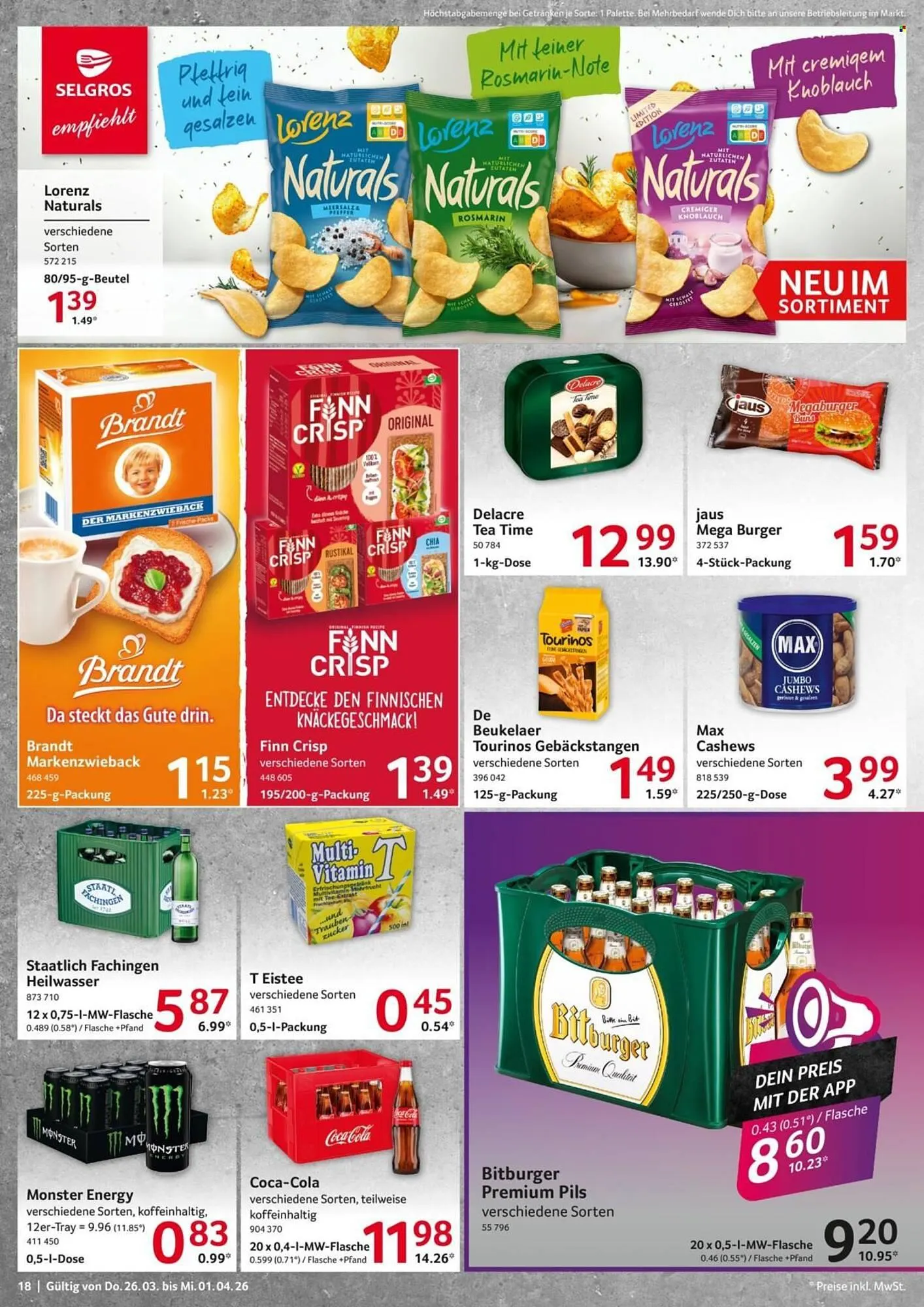 Selgros Prospekt von 26. März bis 1. April 2026 - Prospekt seite 18