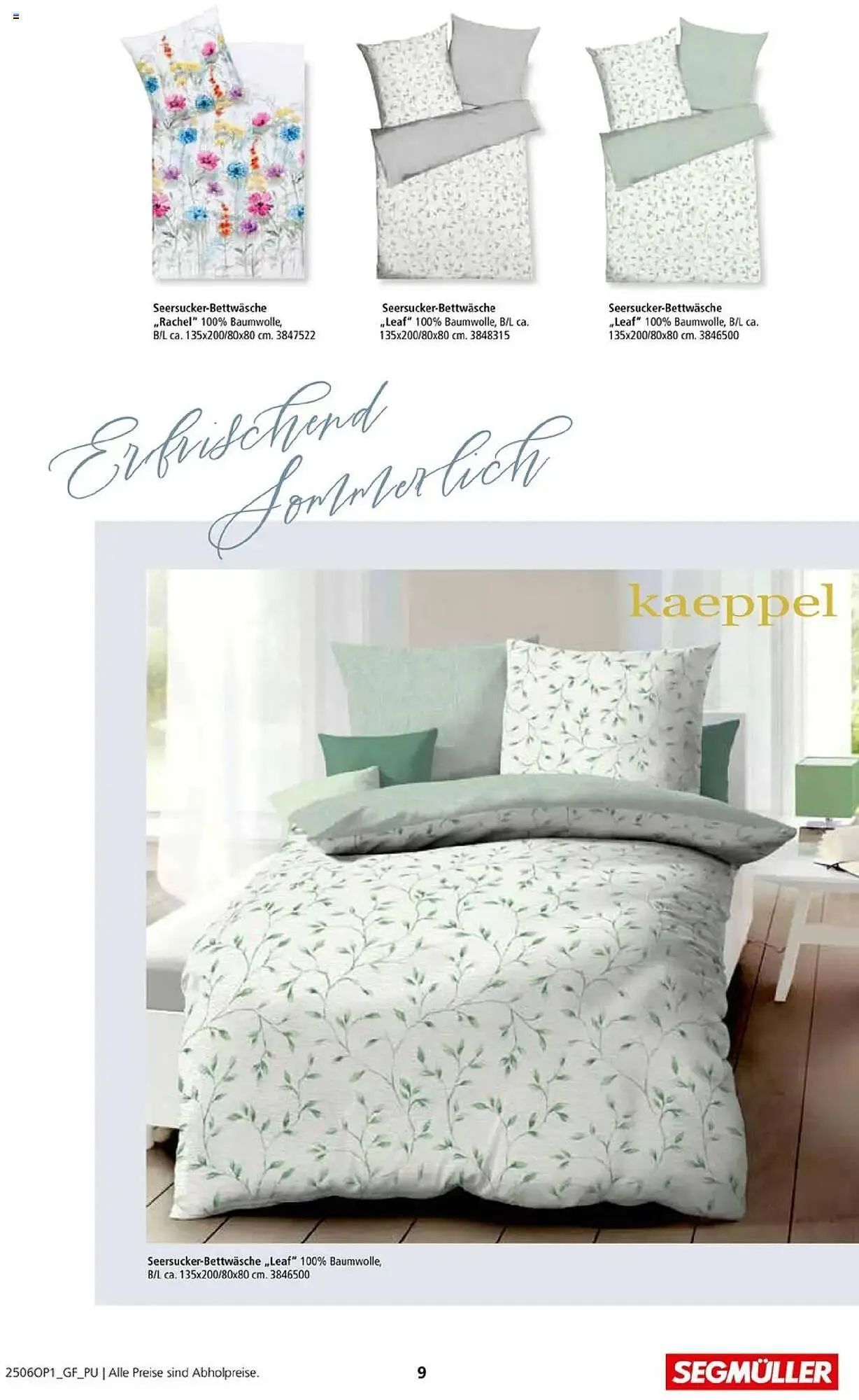 Segmüller Prospekt von 31. Mai bis 30. August 2025 - Prospekt seite 9