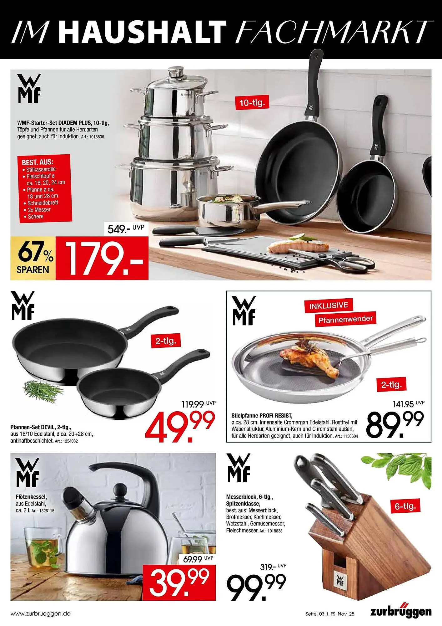 Zurbrüggen Prospekt von 31. Oktober bis 30. November 2025 - Prospekt seite 3