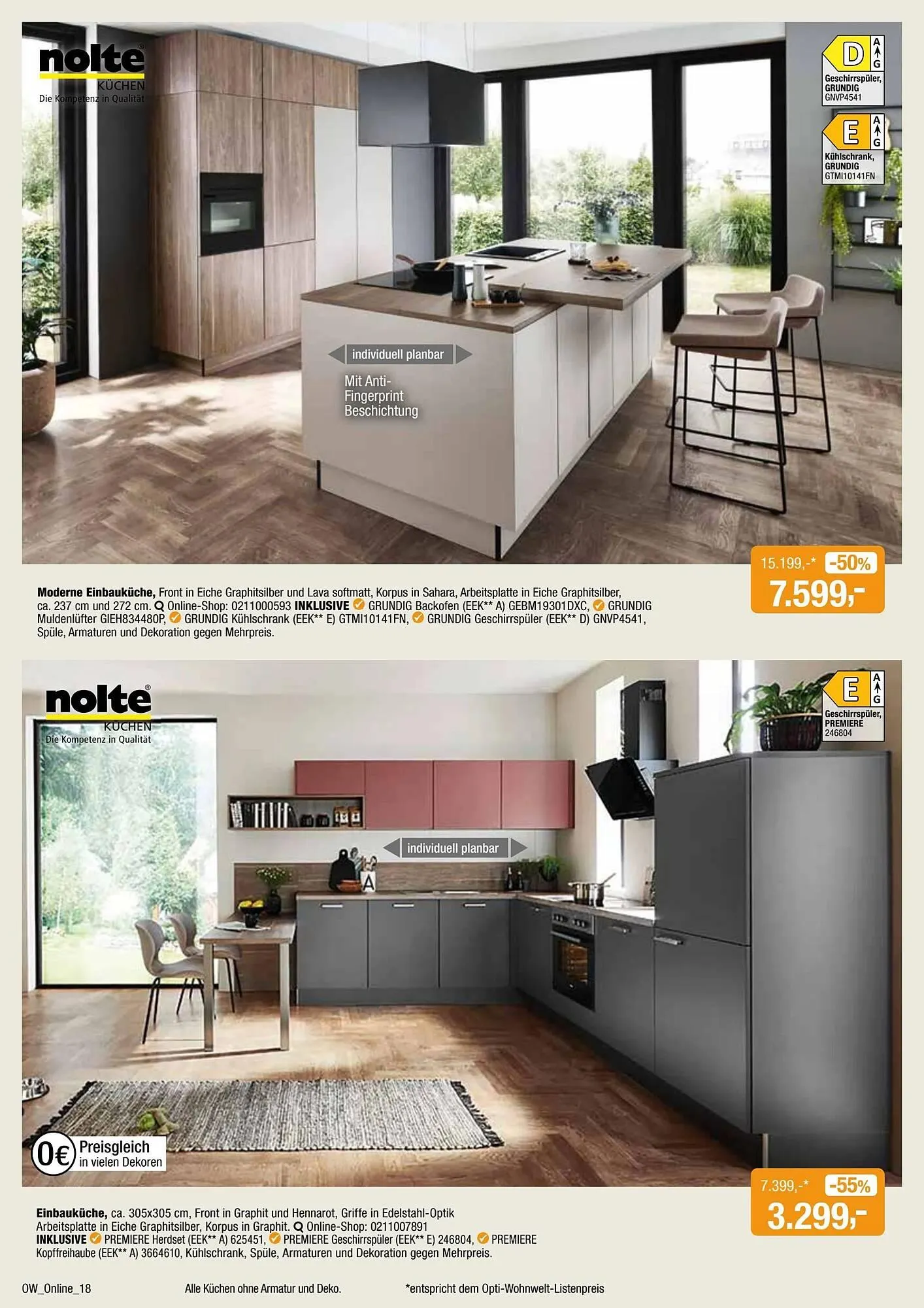 Opti Wohnwelt Prospekt von 13. April bis 24. April 2025 - Prospekt seite 18