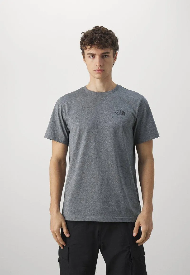 SIMPLE DOME TEE - Camiseta estampada - medium grey heather