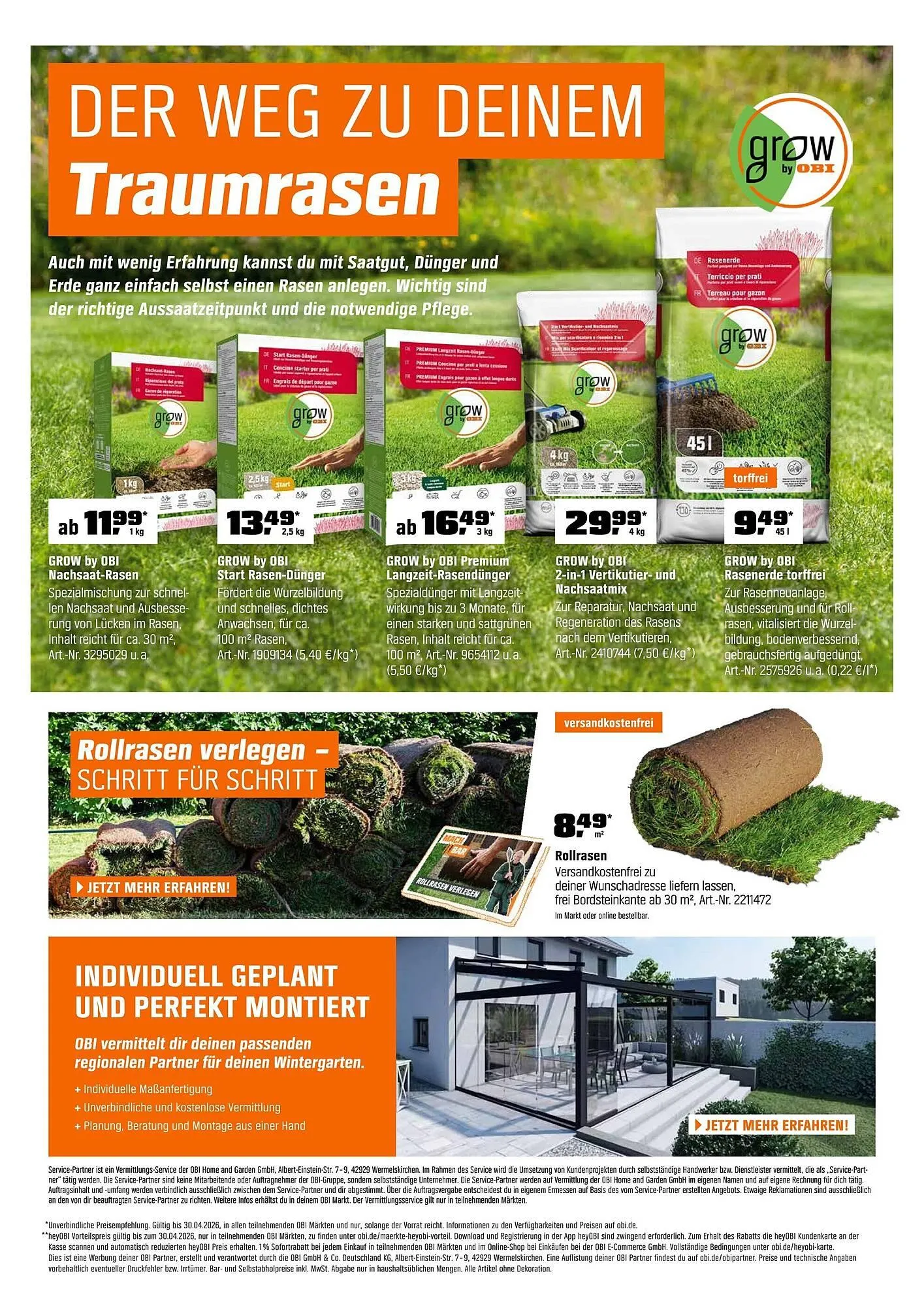 OBI Prospekt von 1. April bis 30. April 2026 - Prospekt seite 12