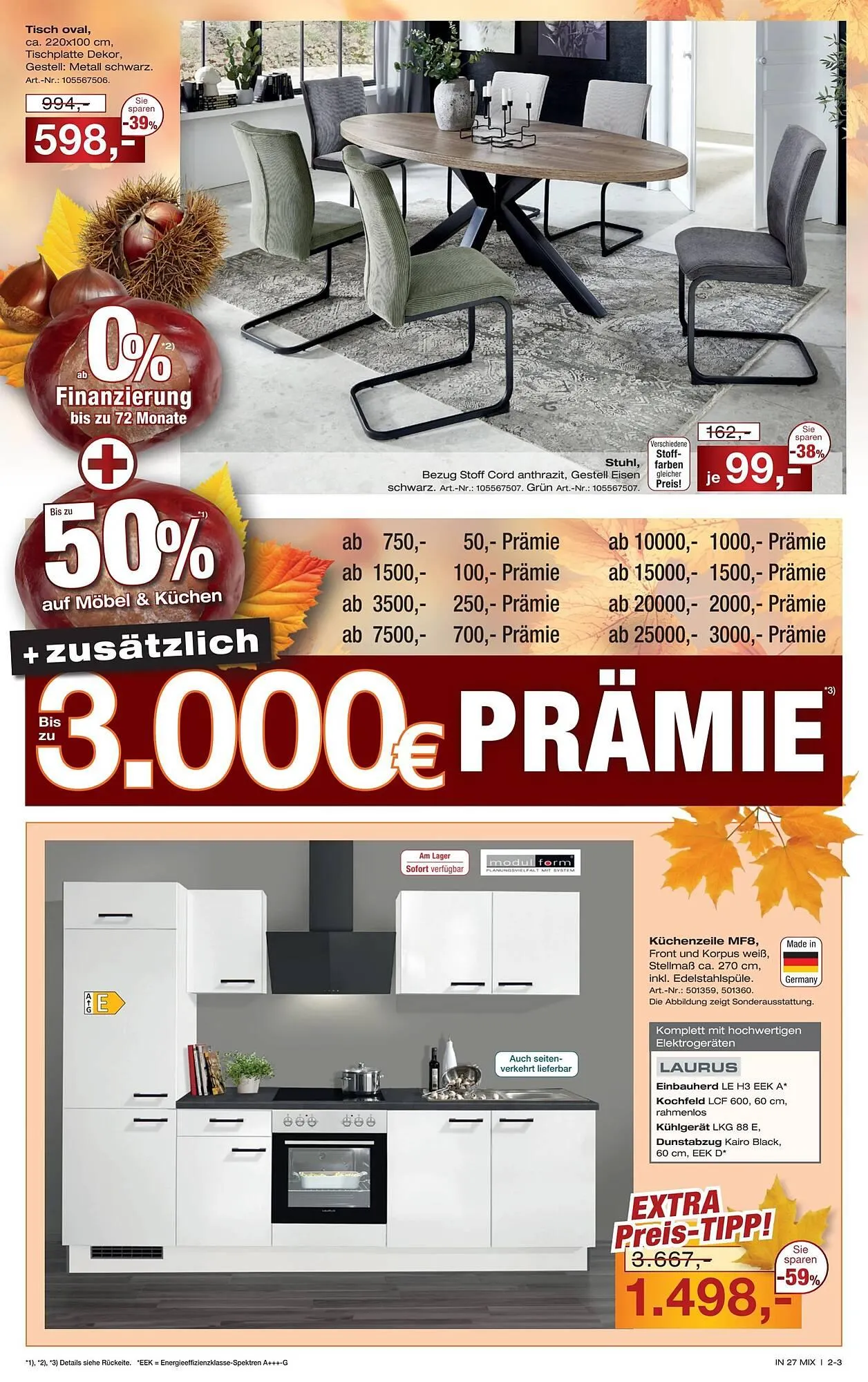 Möbel Inhofer Prospekt von 22. Oktober bis 9. November 2025 - Prospekt seite 3