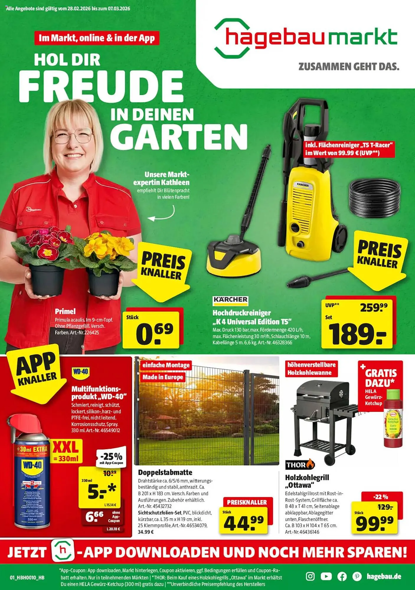 Hagebau Prospekt von 28. Februar bis 7. März 2026 - Prospekt seite 1