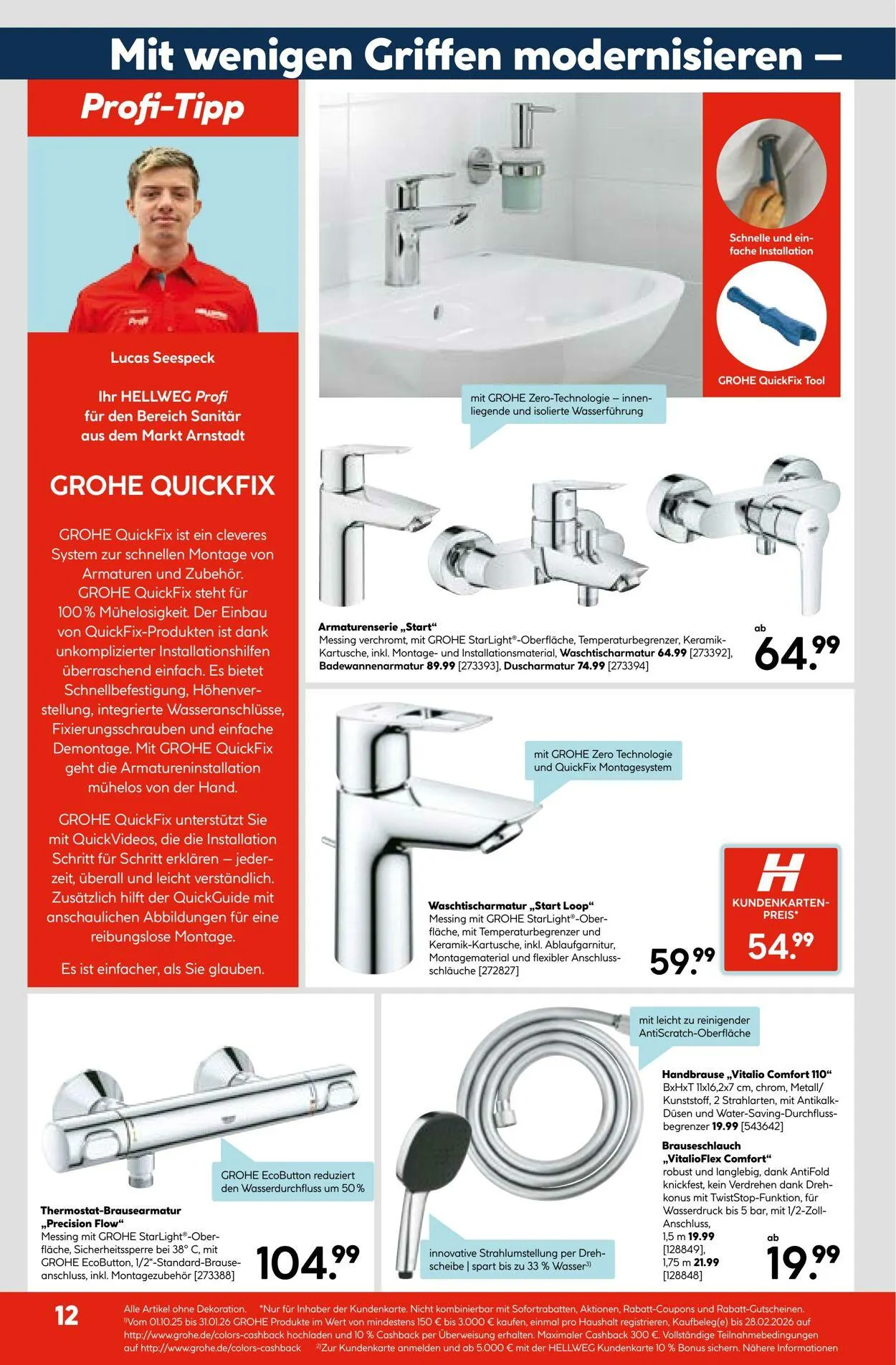 Hellweg Aktueller Prospekt von 2. Februar bis 16. Februar 2026 - Prospekt seite 12