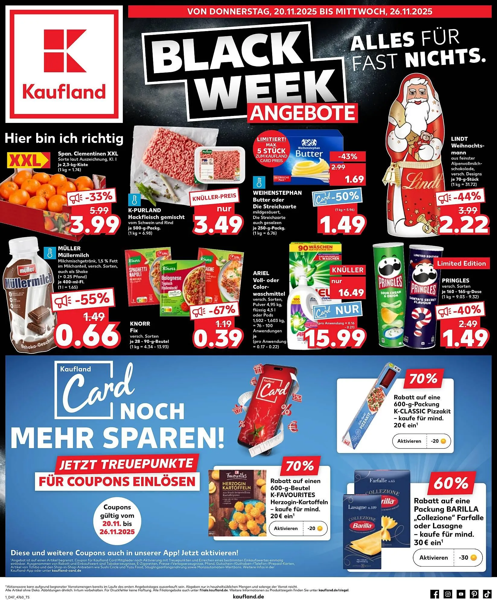 Kaufland Prospekt von 20. November bis 26. November 2025 - Prospekt seite 1