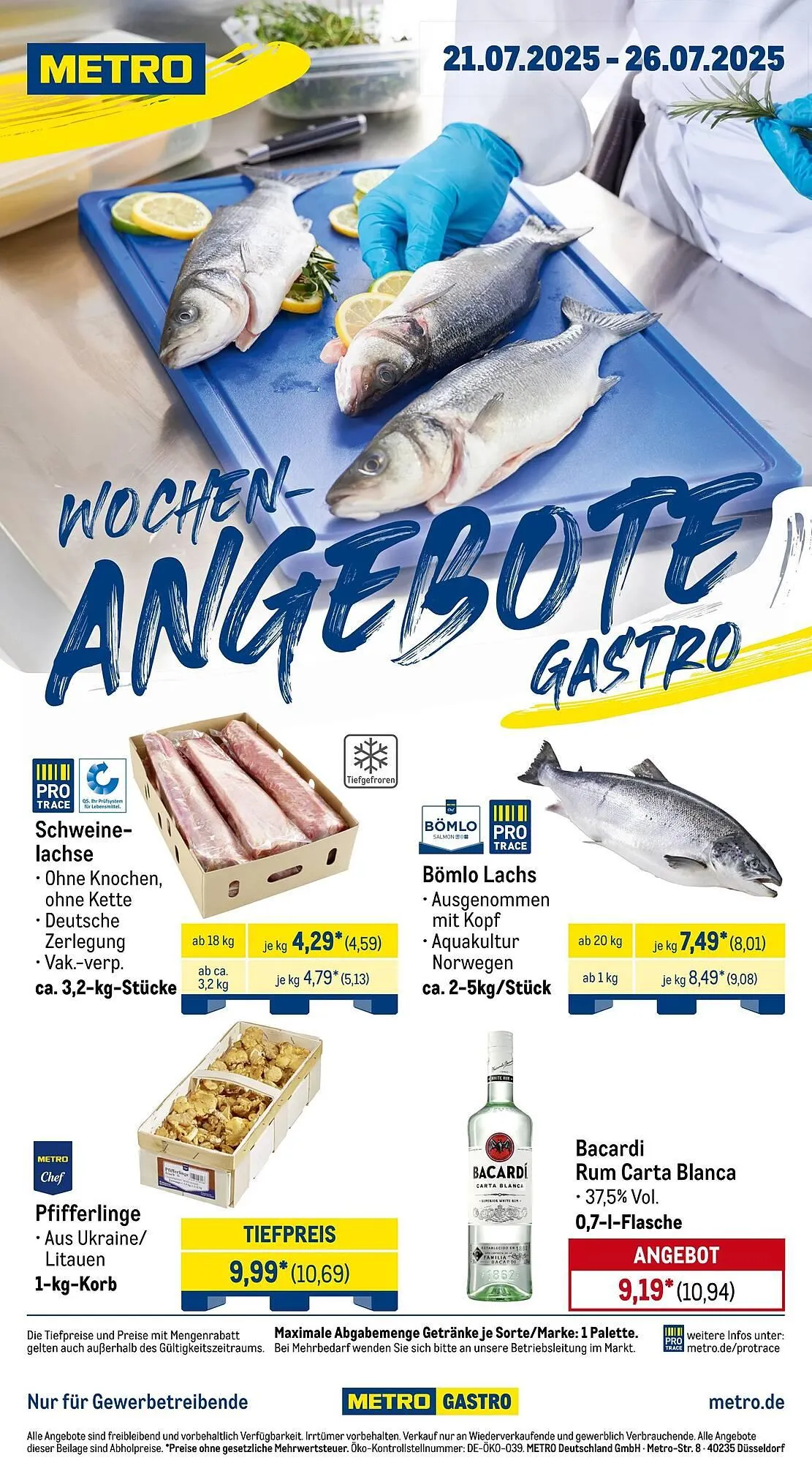 METRO Prospekt von 21. Juli bis 27. Juli 2025 - Prospekt seite 1