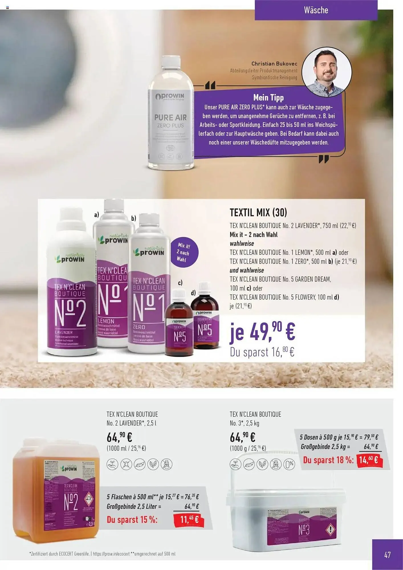 Prowin Prospekt von 1. Juli bis 31. Dezember 2025 - Prospekt seite 47