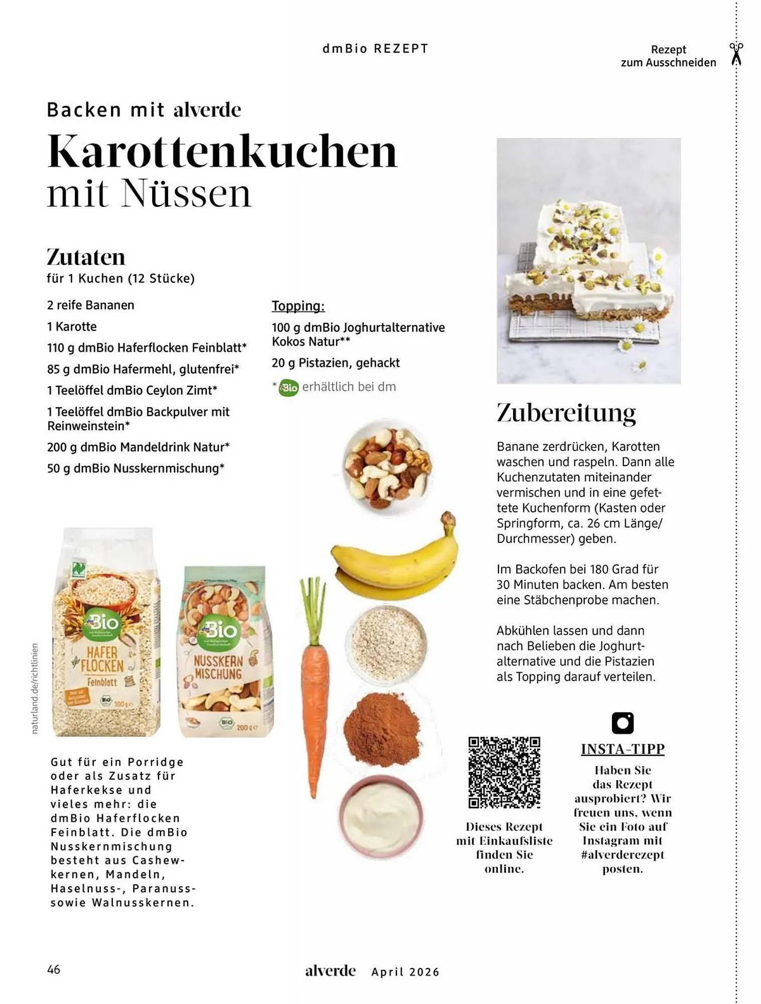 Dm drogerie Magazin von 1. April bis 30. April 2026 - Prospekt seite 46