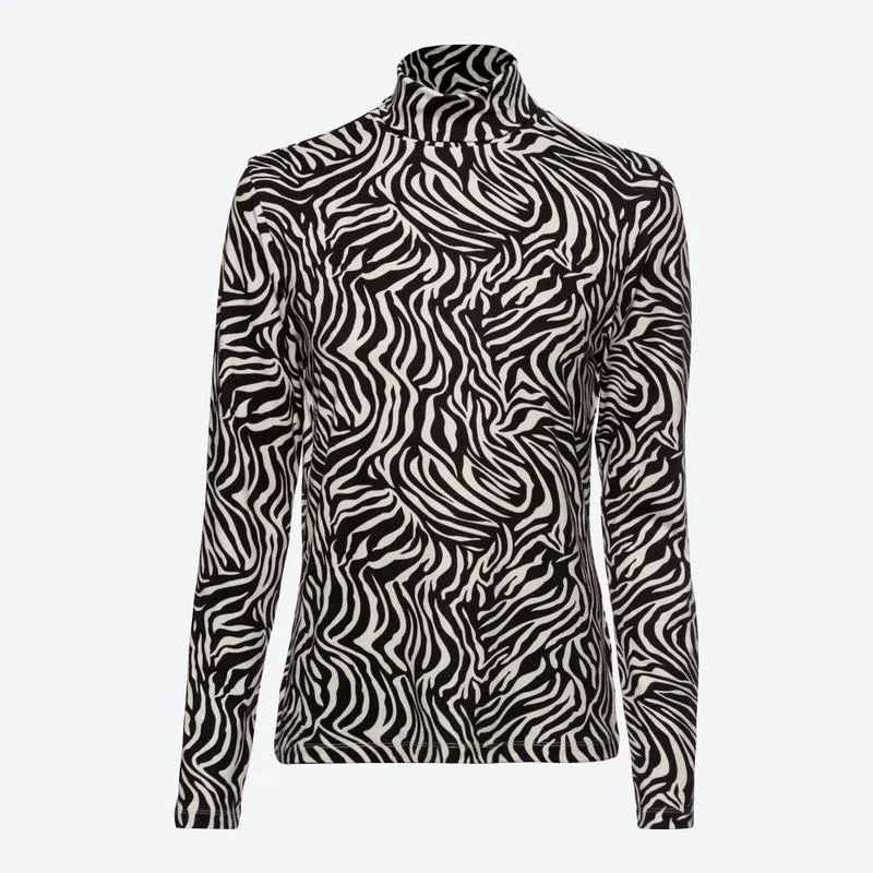 Damen-Langarmshirt mit Rollkragen