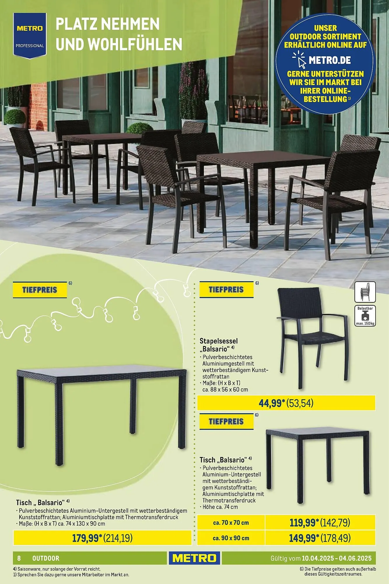 METRO Prospekt von 10. April bis 6. Juni 2025 - Prospekt seite 8