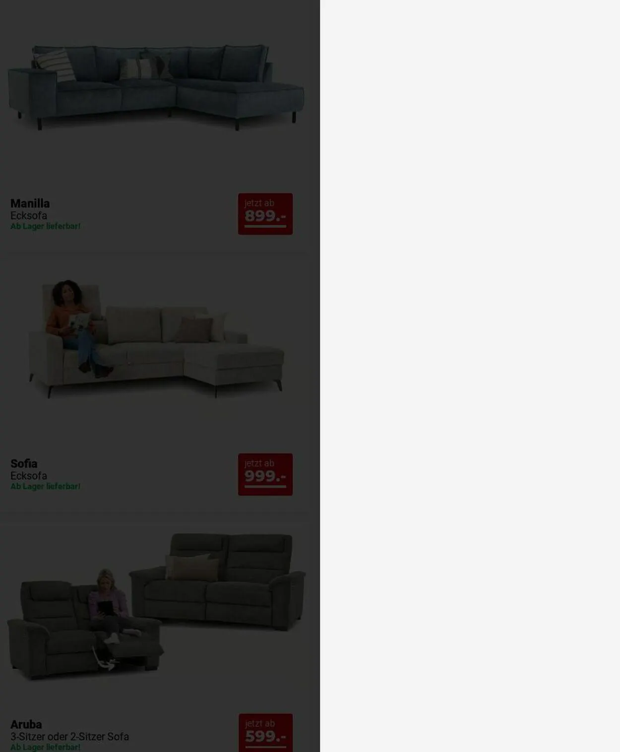 Seats and Sofas Aktueller Prospekt von 27. Oktober bis 5. November 2025 - Prospekt seite 8