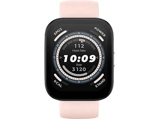 AMAZFIT Bip 5 Smartwatch Kunststoff Silikon, 22 mm, Pastel Pink