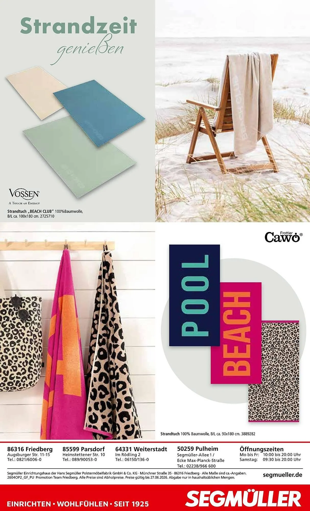 Segmüller Prospekt von 28. März bis 27. Juni 2026 - Prospekt seite 16