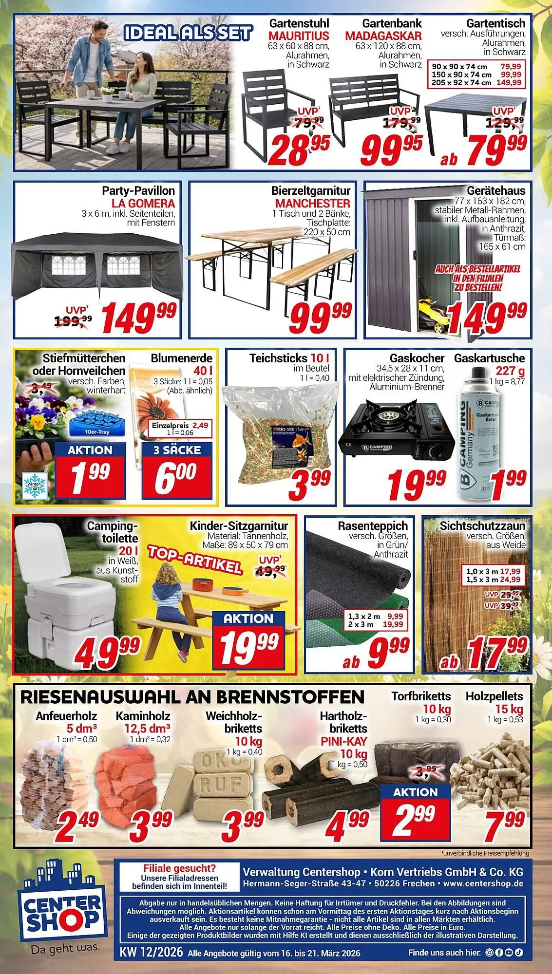 CENTERSHOP Prospekt von 16. März bis 21. März 2026 - Prospekt seite 20