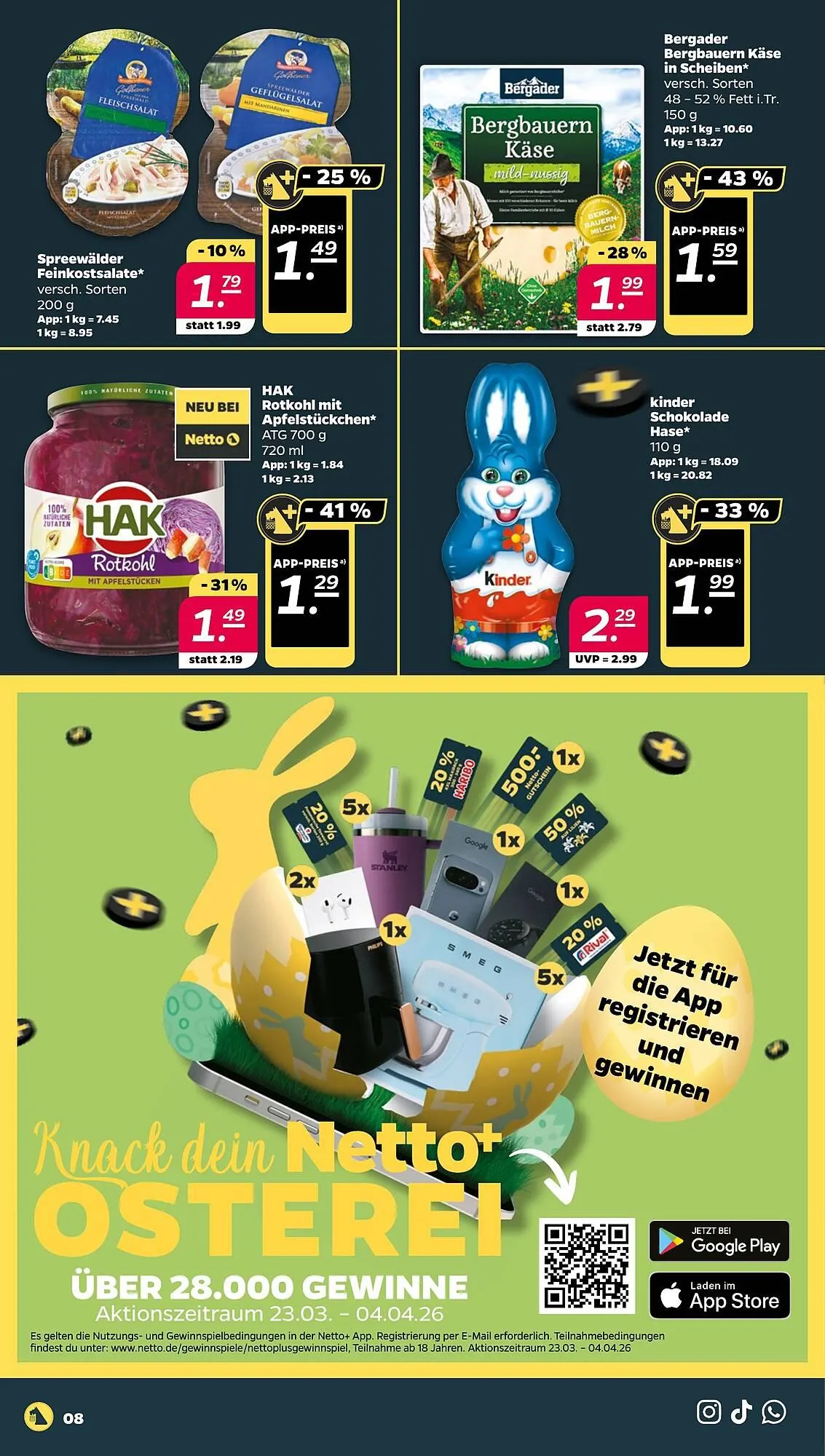 NETTO Prospekt von 23. März bis 28. März 2026 - Prospekt seite 8