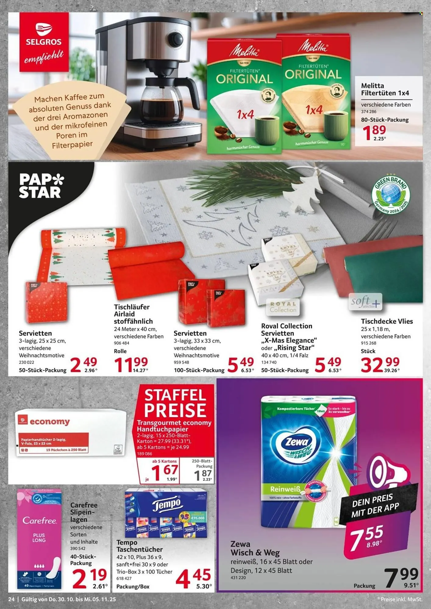 Selgros Prospekt von 30. Oktober bis 5. November 2025 - Prospekt seite 24