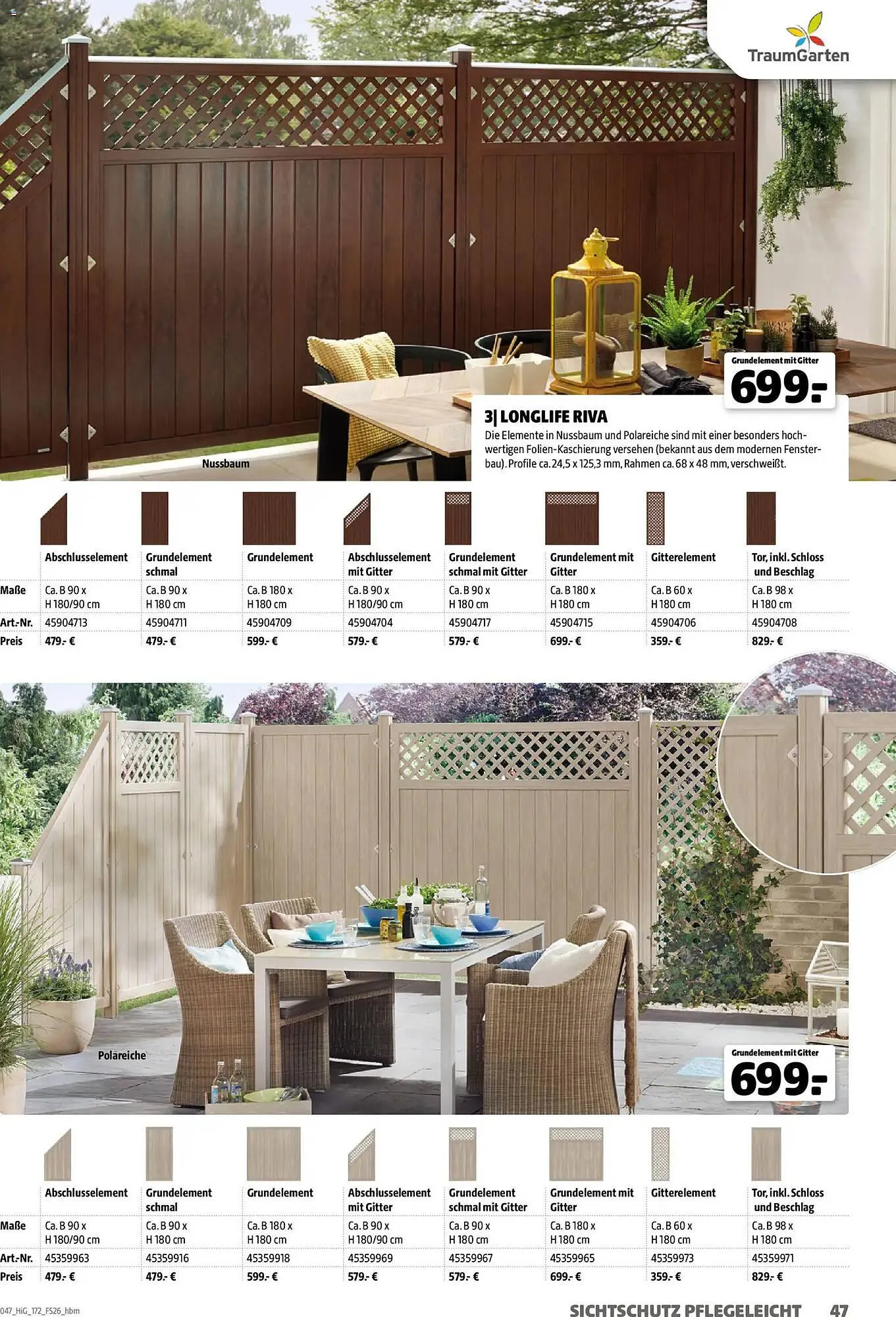 Hagebau Prospekt von 2. März bis 31. Dezember 2026 - Prospekt seite 47