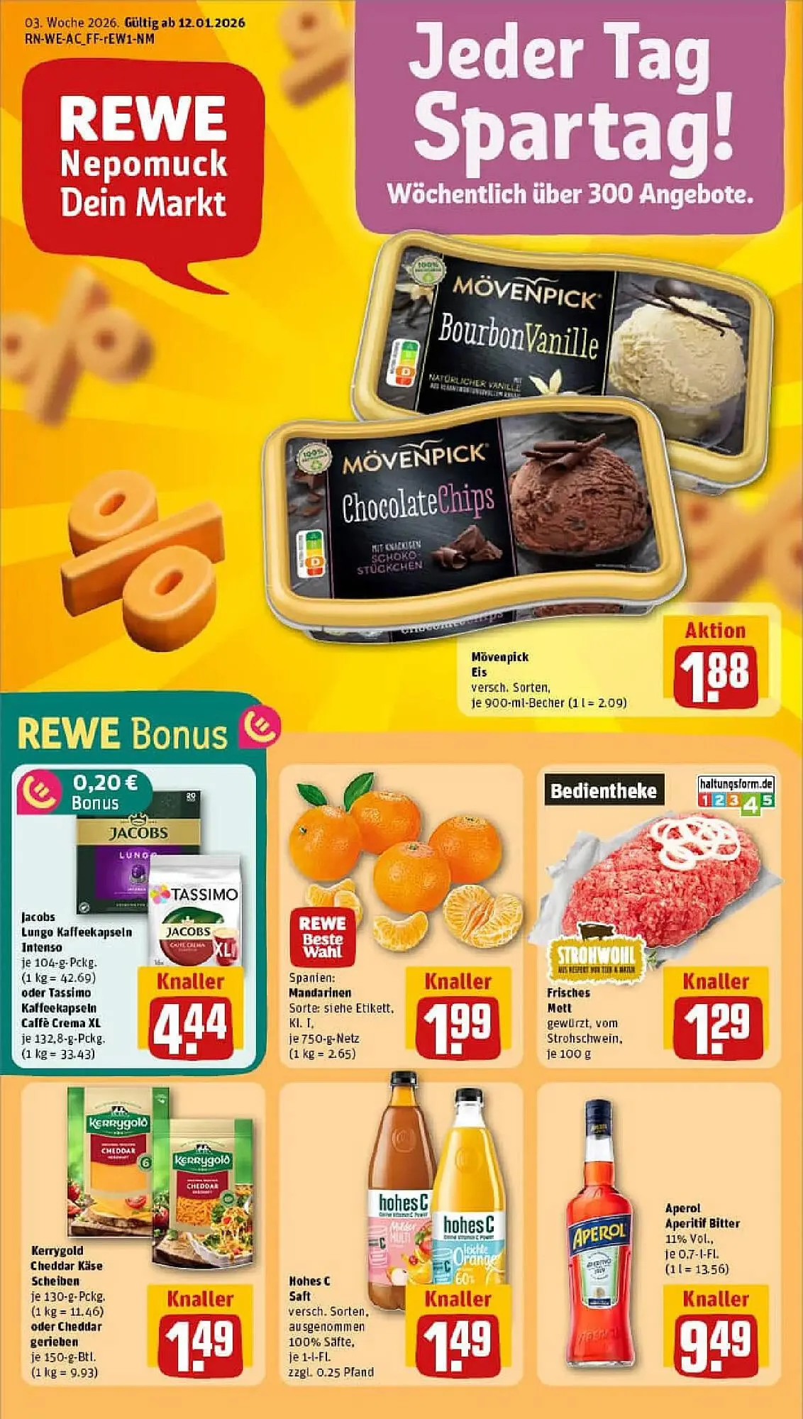 REWE Prospekt von 11. Januar bis 18. Januar 2026 - Prospekt seite 1