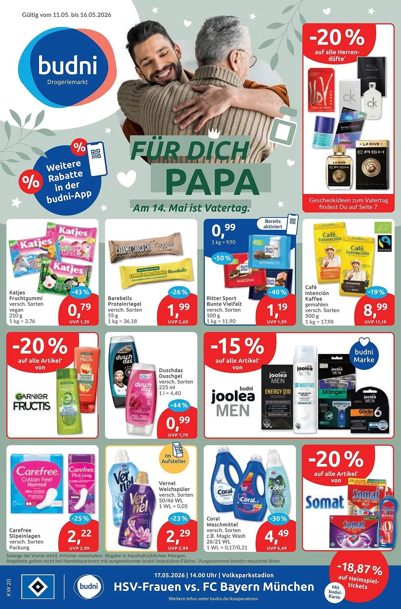 Budni Prospekt von 11. Mai bis 16. Mai 2026 - Prospekt seite 1