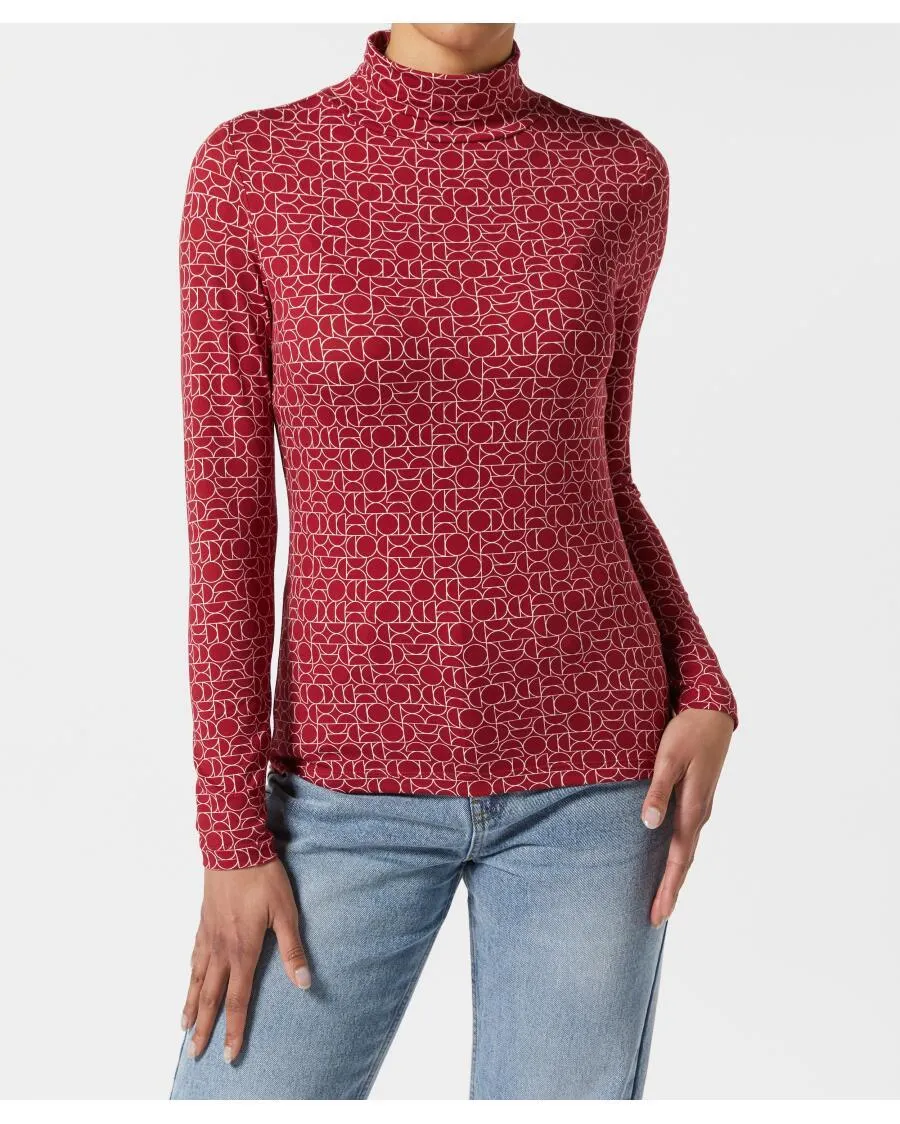 Langarmshirt mit Rollkragen