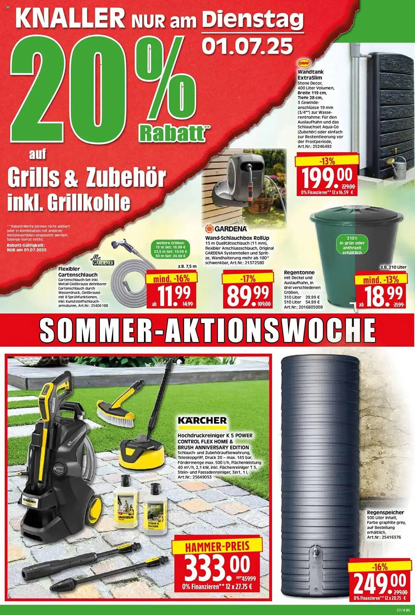 Herkules Baumarkt Prospekt von 30. Juni bis 5. Juli 2025 - Prospekt seite 4