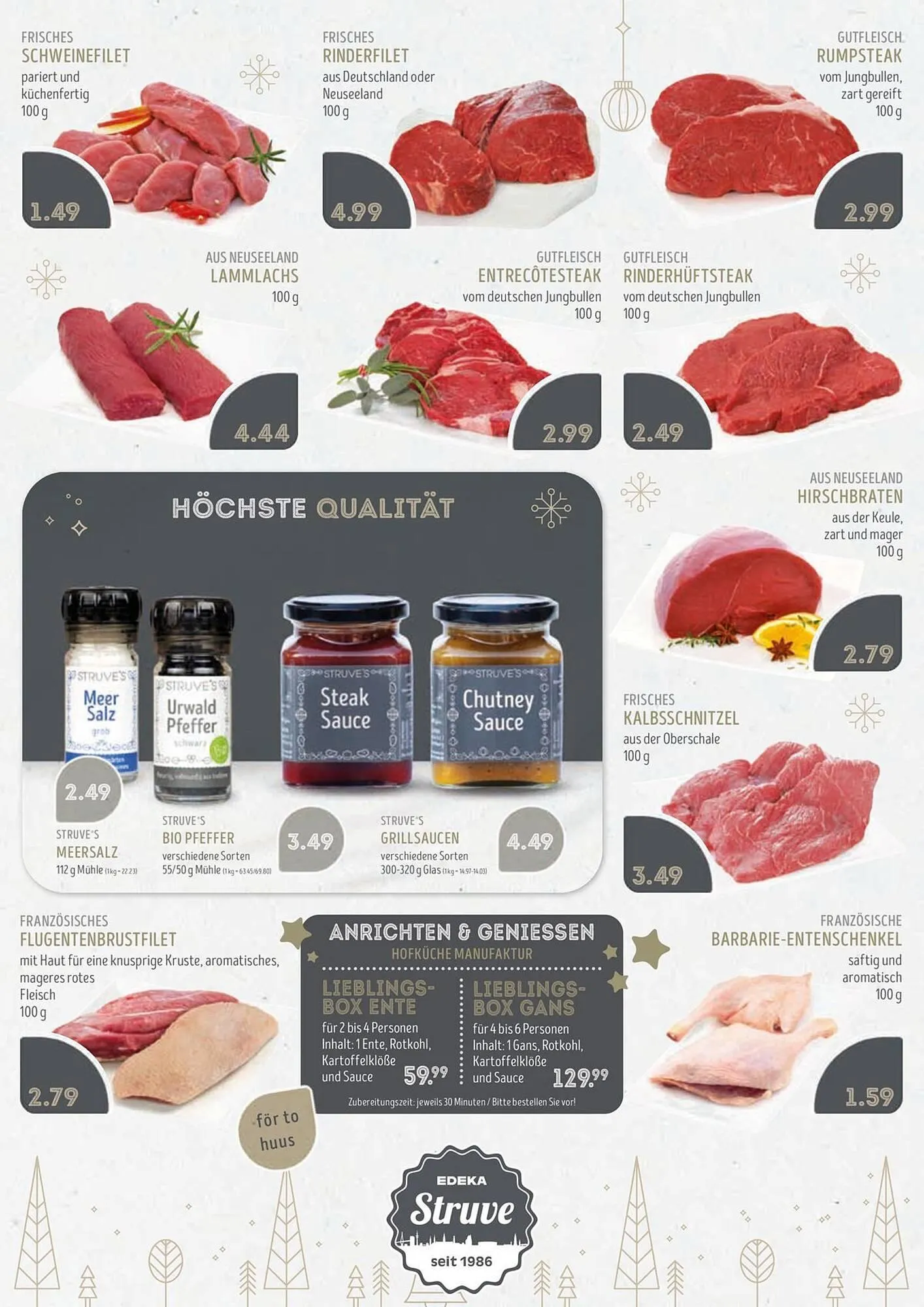 Edeka Struve Prospekt von 8. Dezember bis 24. Dezember 2025 - Prospekt seite 7