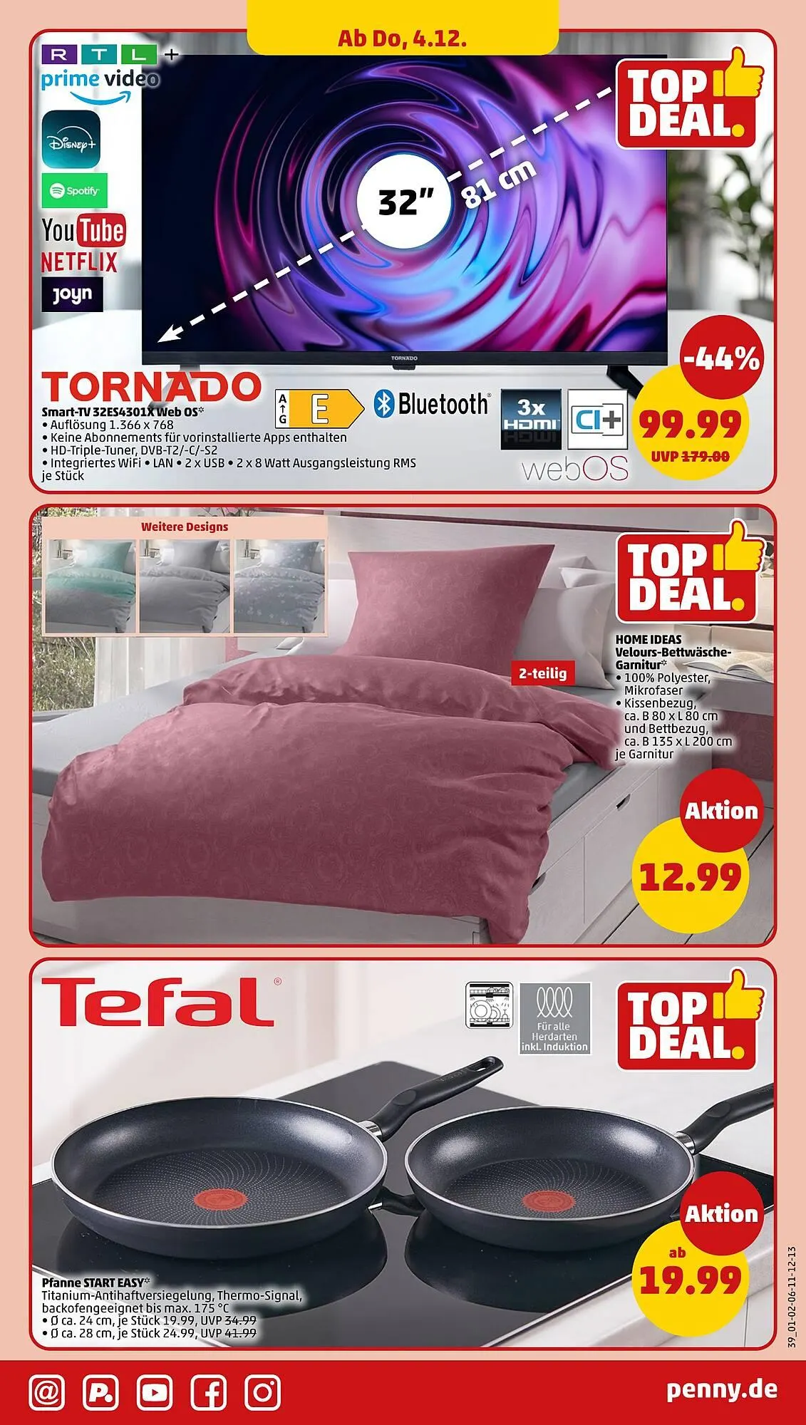 PENNY Prospekt von 1. Dezember bis 6. Dezember 2025 - Prospekt seite 43