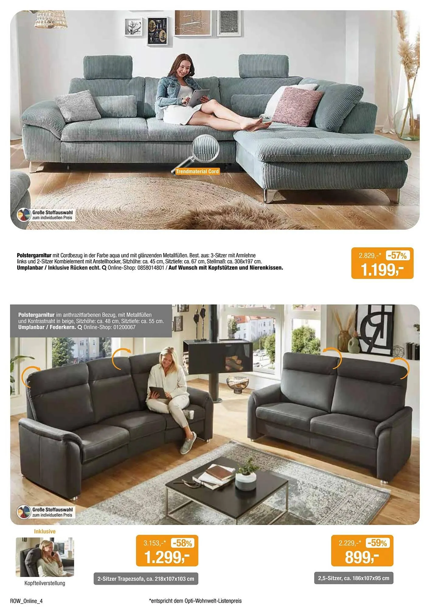 Opti Wohnwelt Prospekt von 11. Mai bis 22. Mai 2025 - Prospekt seite 4