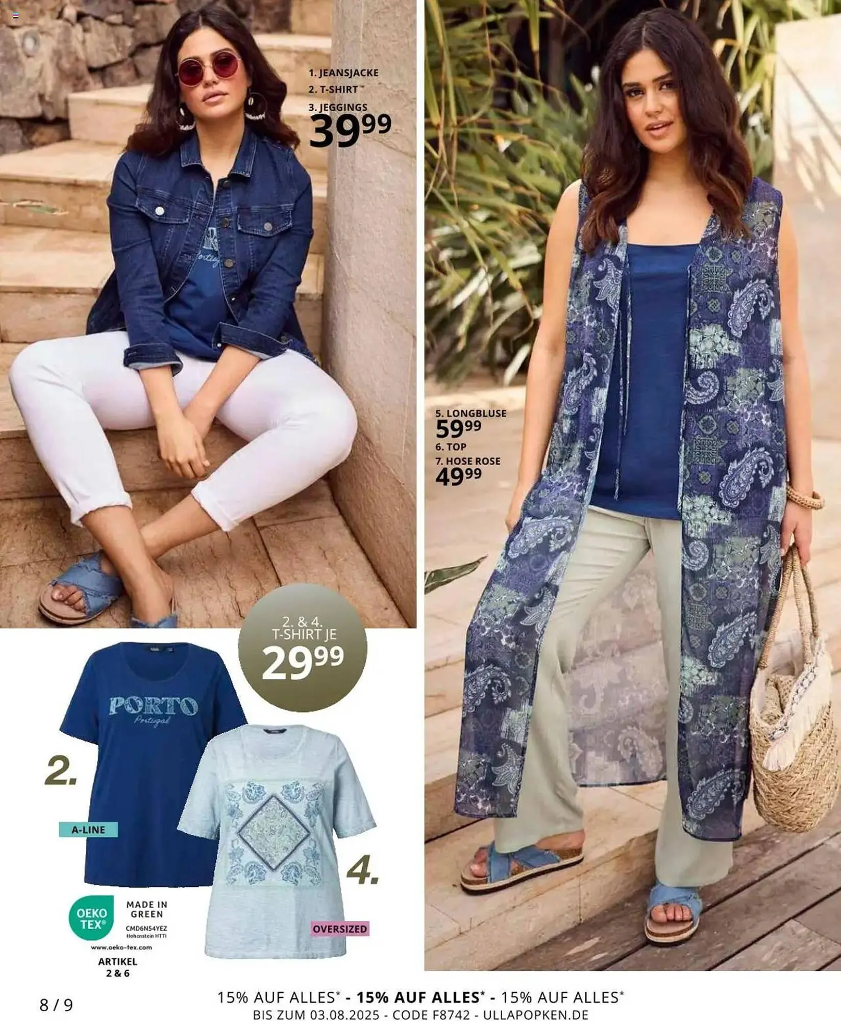 Ulla Popken Prospekt von 1. August bis 31. August 2025 - Prospekt seite 8