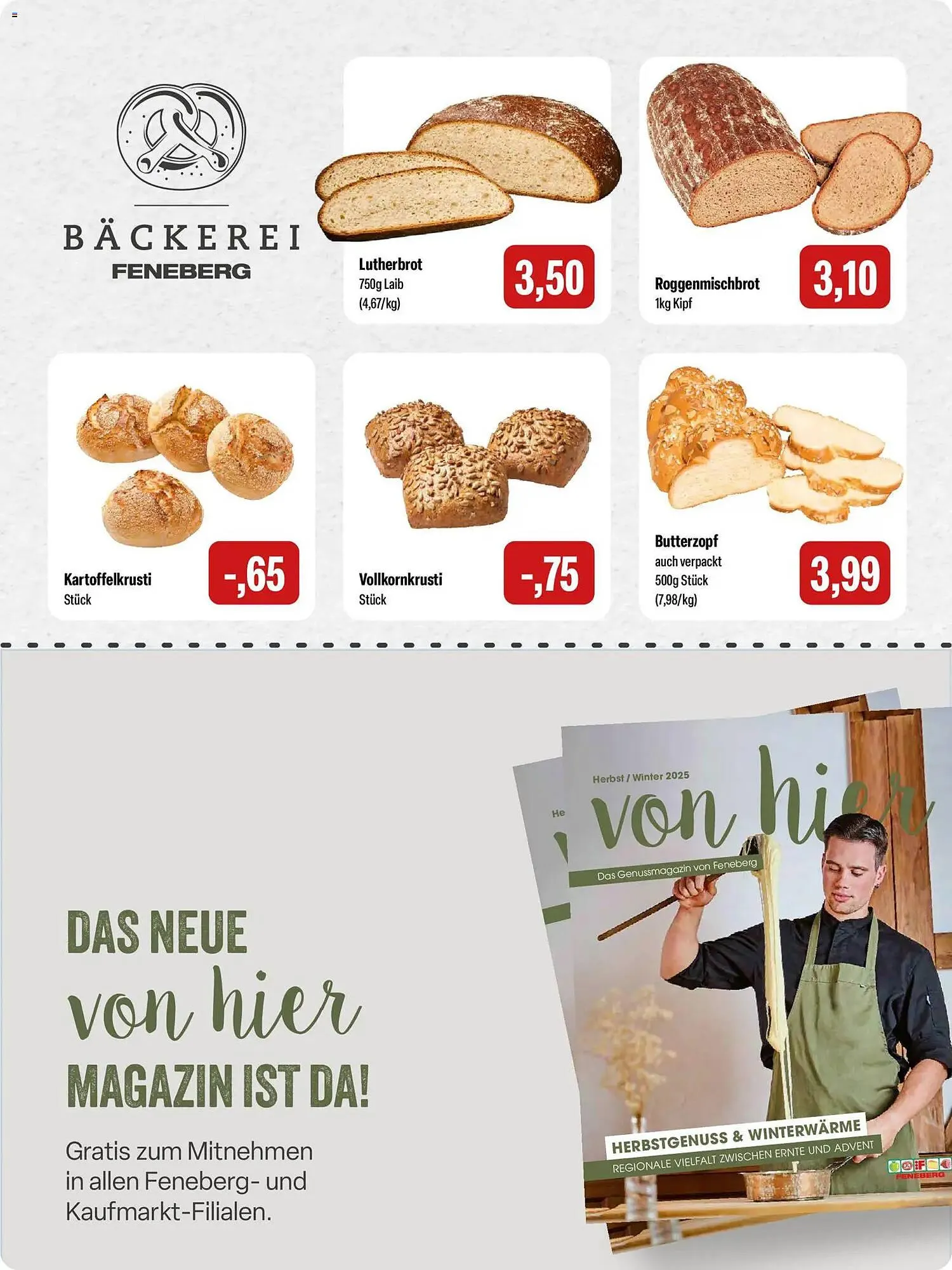 Feneberg Prospekt von 30. Oktober bis 31. Oktober 2025 - Prospekt seite 4