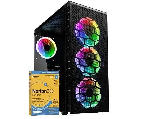 CYBERNERDS | P2 | Pro Gaming | Premium, Gaming PC mit Intel® Core™ i5 i5-14400F Prozessor, 32 GB RAM, 1000 GB SSD, NVIDIA GeForce RTX™ 5060 Ti, Windows 11
