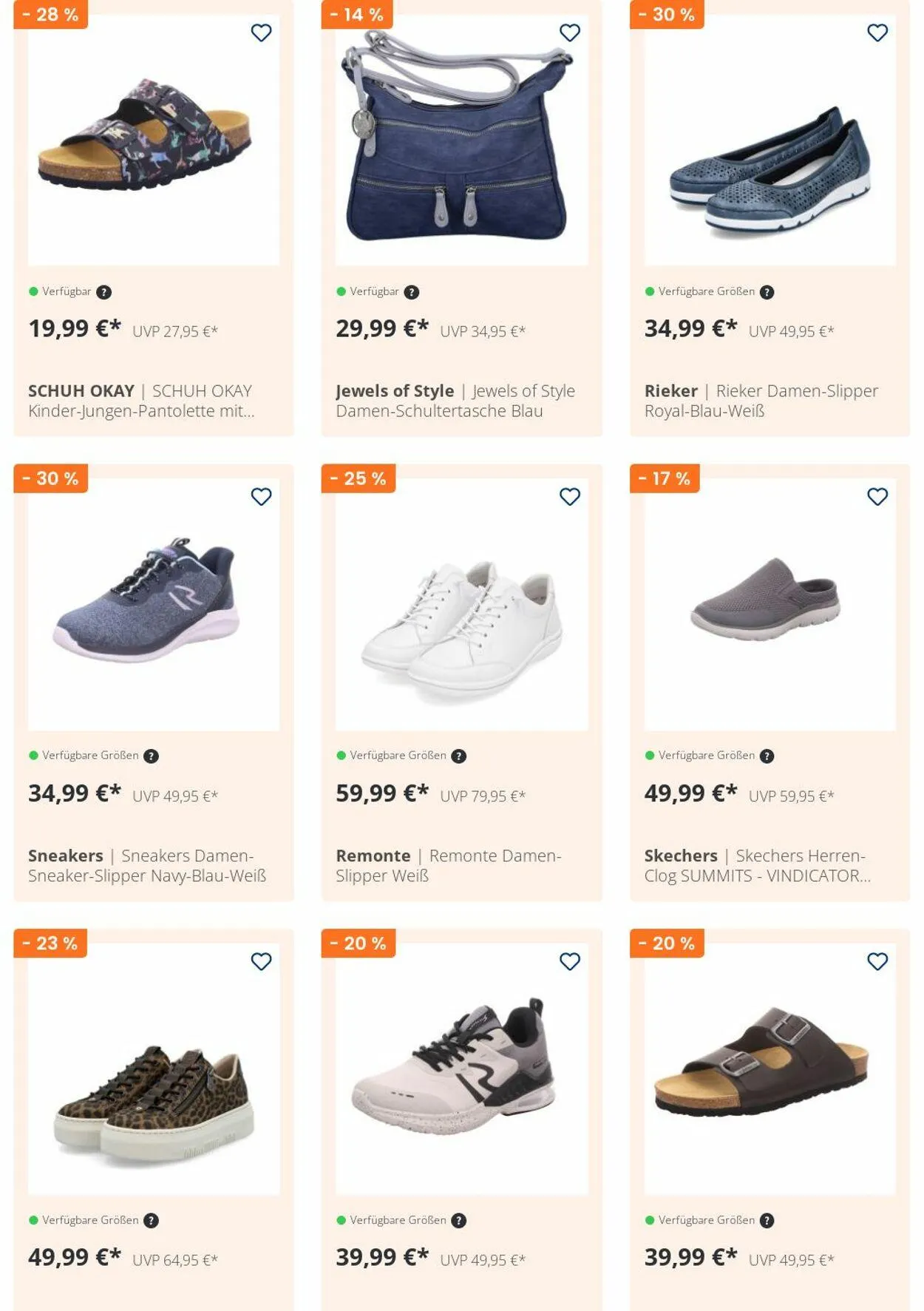 SCHUH OKAY Aktueller Prospekt von 30. Juni bis 9. Juli 2025 - Prospekt seite 8