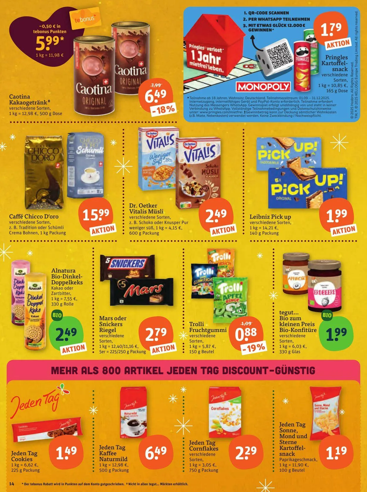 Tegut Aktueller Prospekt von 8. Dezember bis 14. Dezember 2025 - Prospekt seite 16