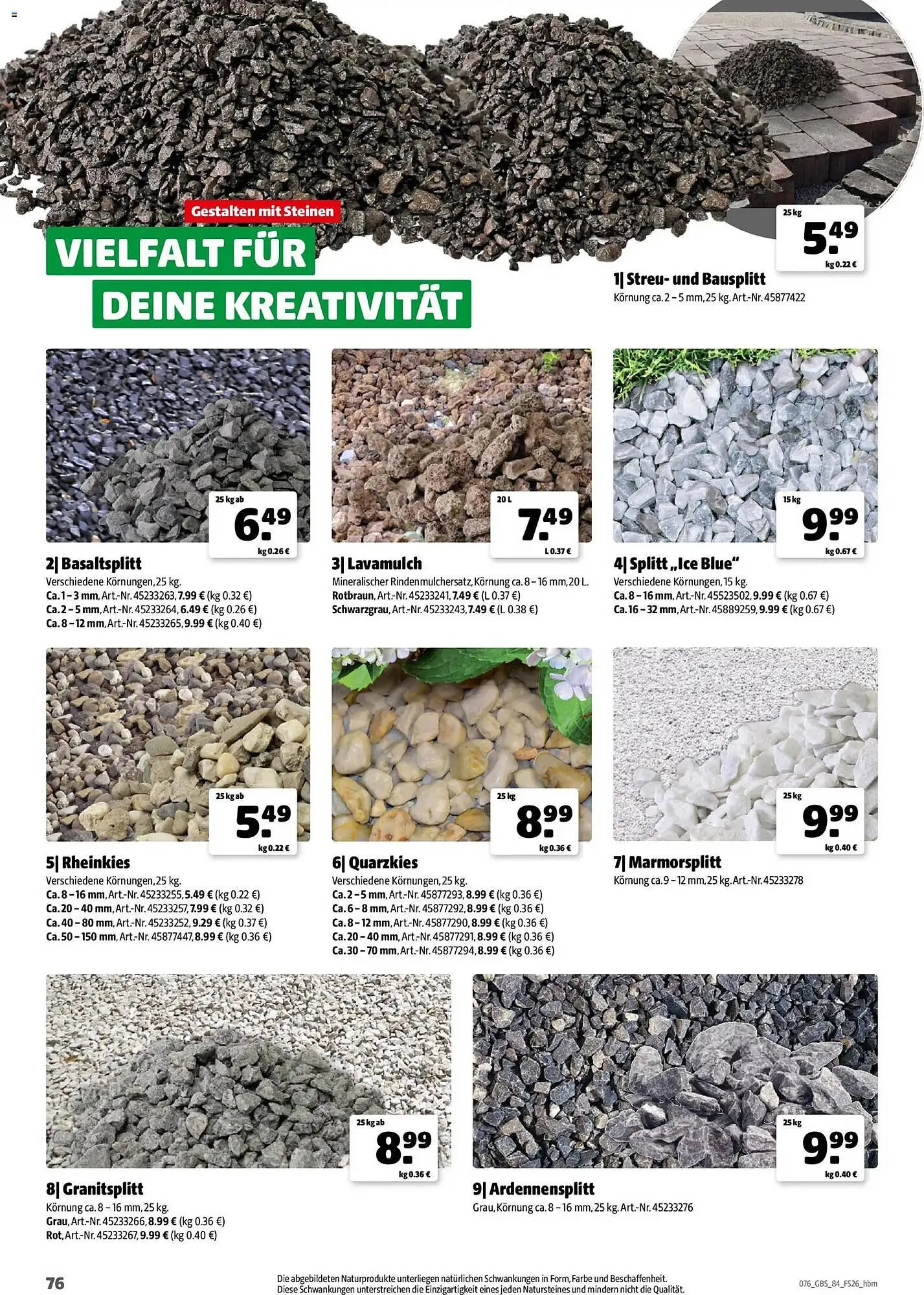 Hagebau Prospekt von 2. März bis 31. Dezember 2026 - Prospekt seite 76