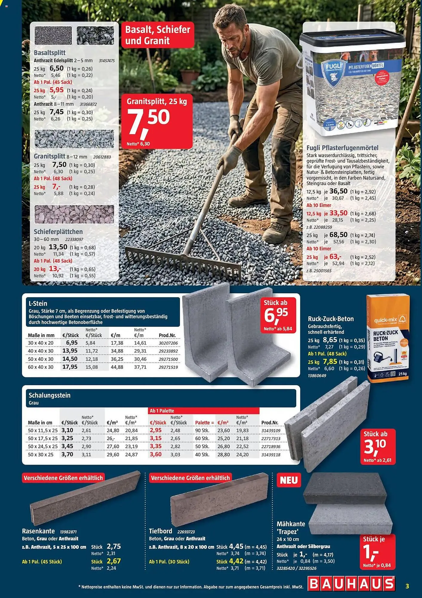 Bauhaus Prospekt von 11. April bis 25. April 2026 - Prospekt seite 3