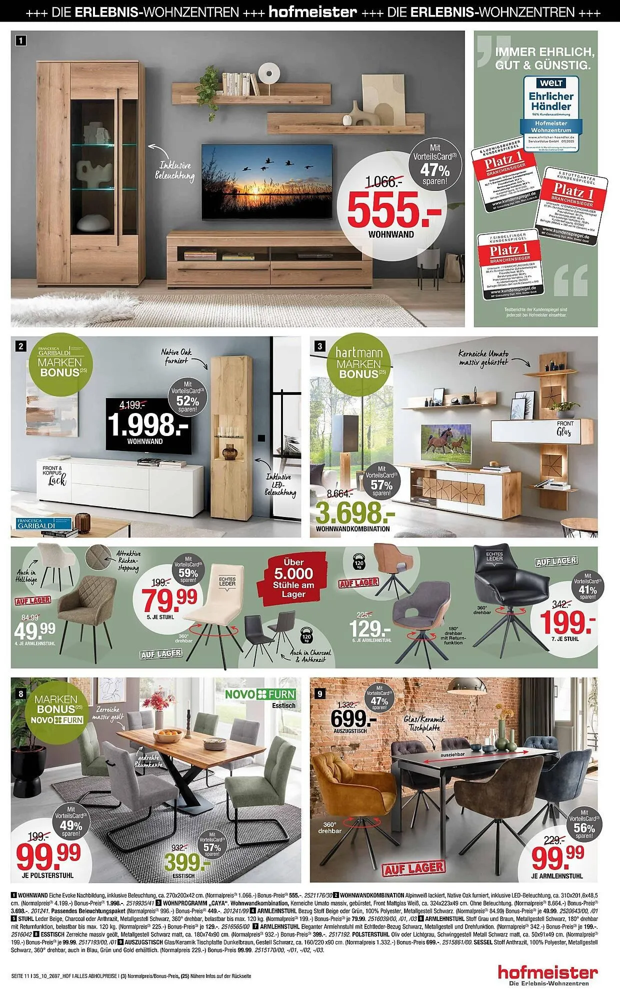 Hofmeister Prospekt von 17. Dezember bis 31. Dezember 2025 - Prospekt seite 11