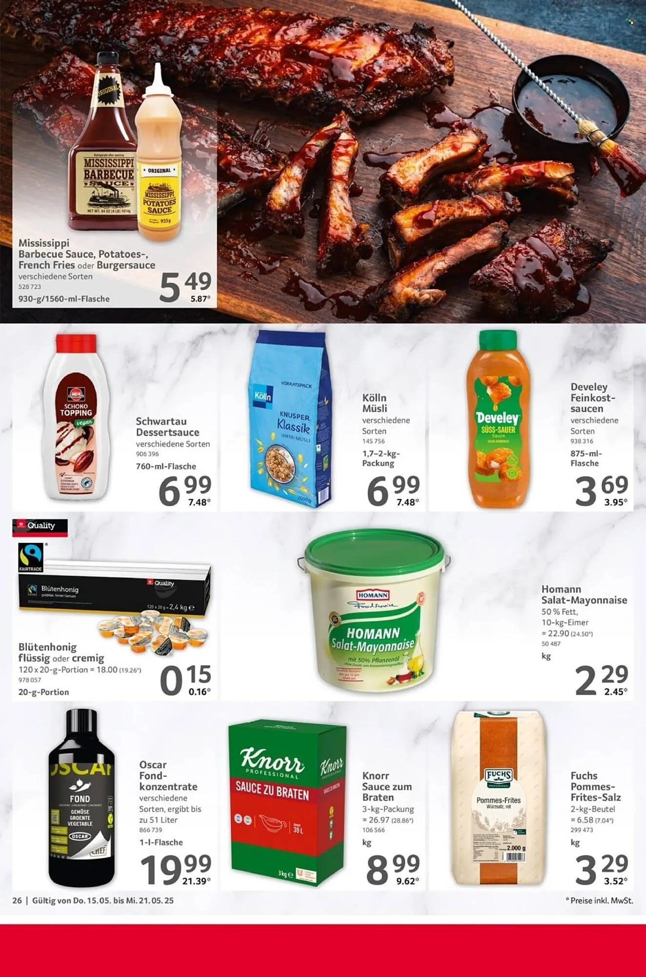 Selgros Prospekt von 15. Mai bis 21. Mai 2025 - Prospekt seite 26