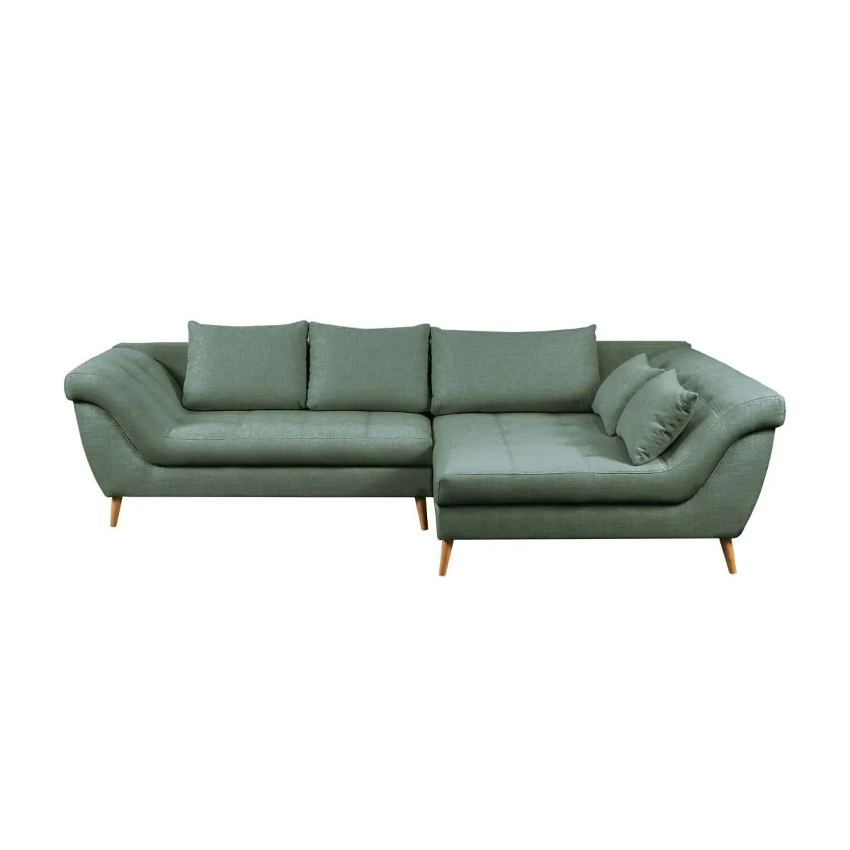 Ecksofa ANDERSON 315 x 175 cm olivgrün