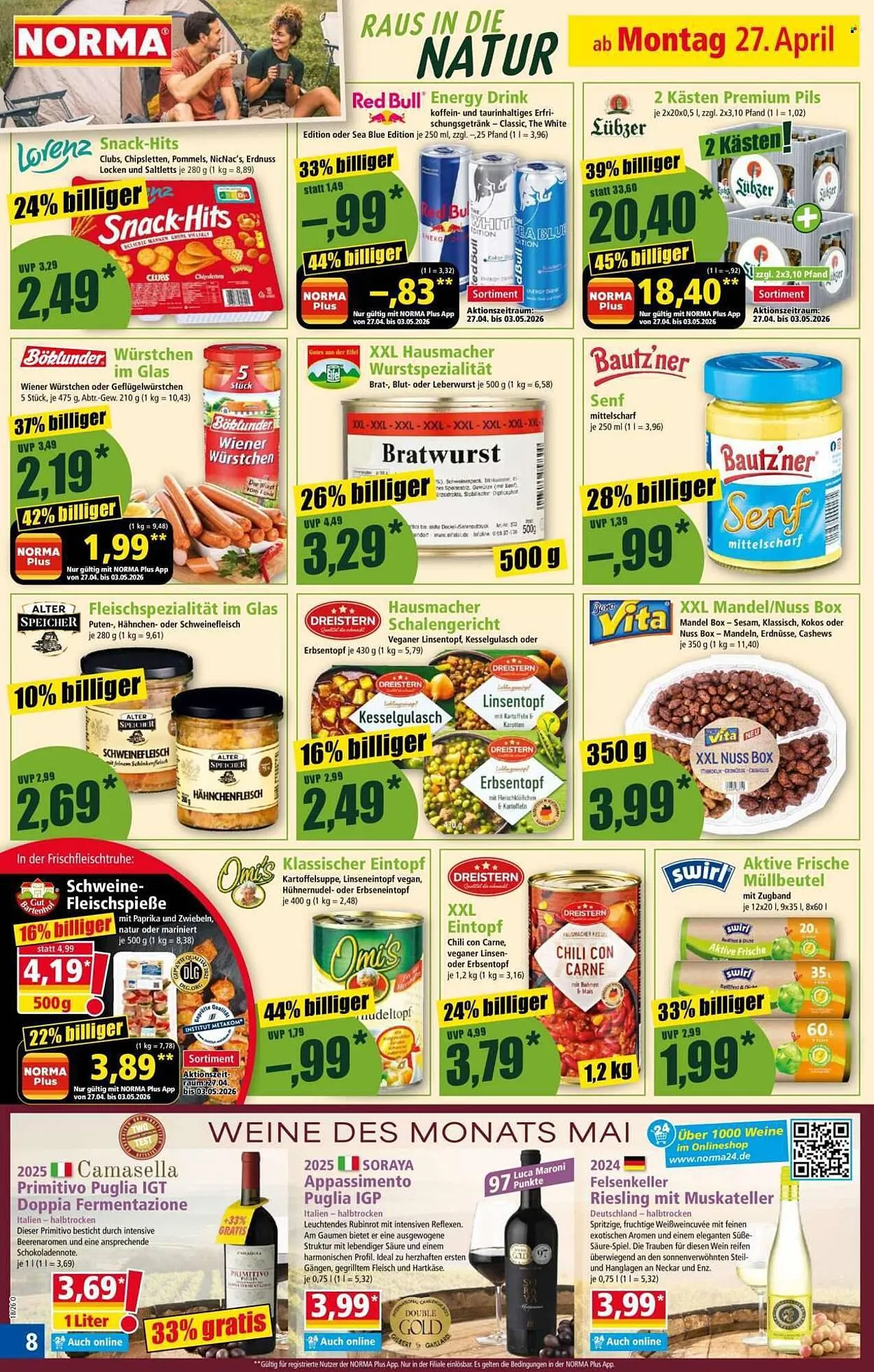 Norma Prospekt von 27. April bis 3. Mai 2026 - Prospekt seite 8