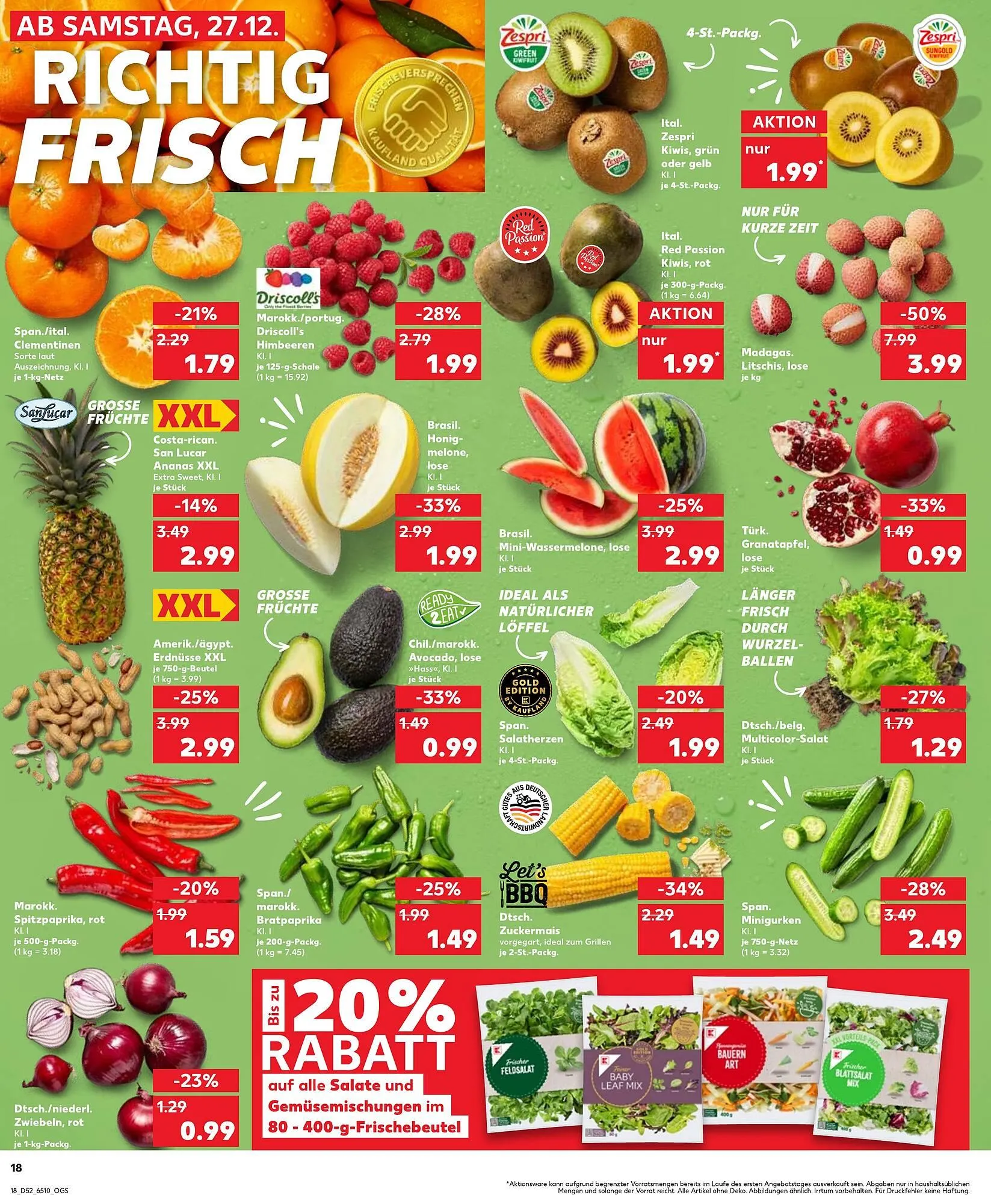 Kaufland Prospekt von 29. Dezember bis 31. Dezember 2025 - Prospekt seite 18